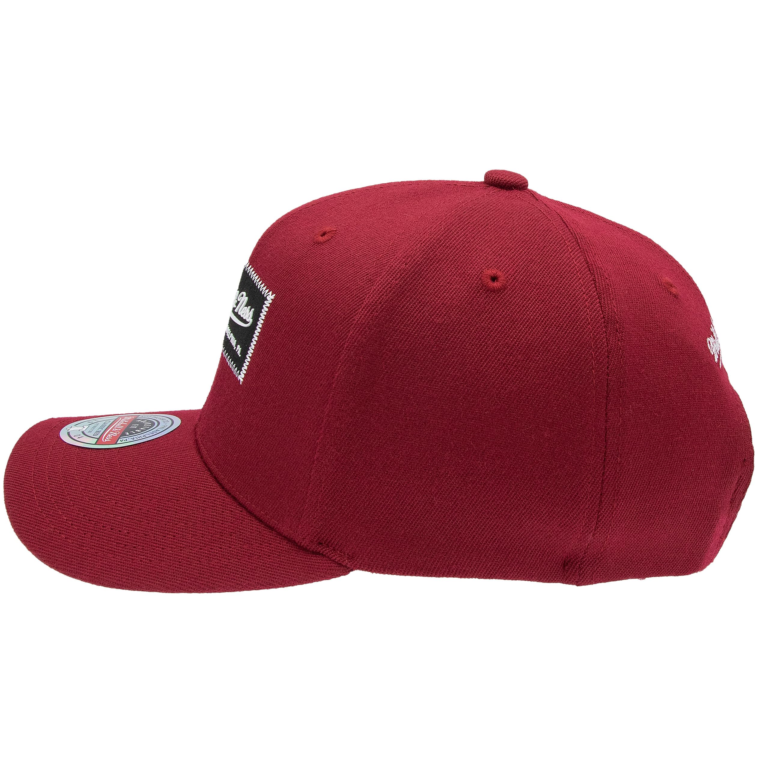 Mitchell & Ness Classic Red Raised Rubber Logo Snapback Cappellino da baseball