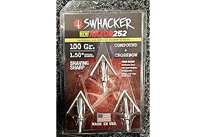 Swhacker Razor 252 4 Blades Fixed Blade Broadhead for Hunting