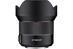 Samyang AF 14mm F2.8 Full Frame Auto Focus Wide Angle Lens for Canon