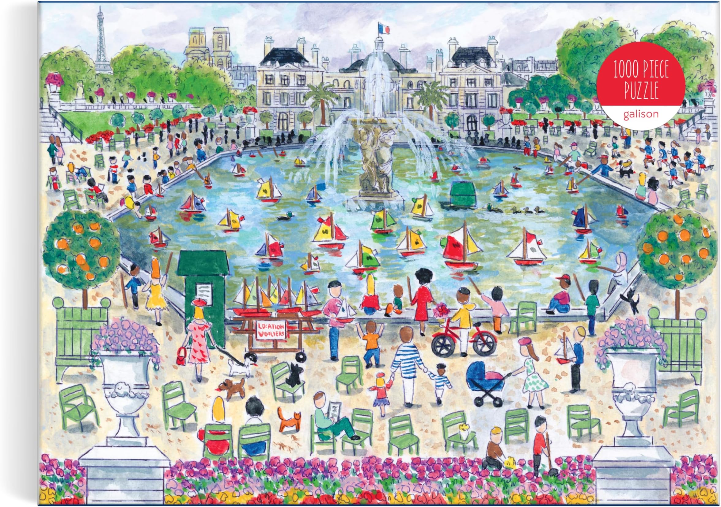 Michael Storrings Springtime in Paris Puzzle: 1000 Pieces