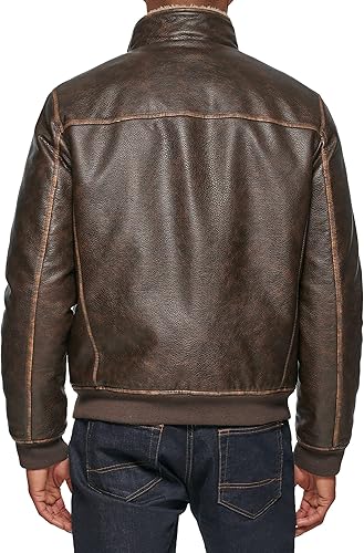 Miniatura 4 de Tommy Hilfiger Chaqueta bomber de piel sintética para hombre