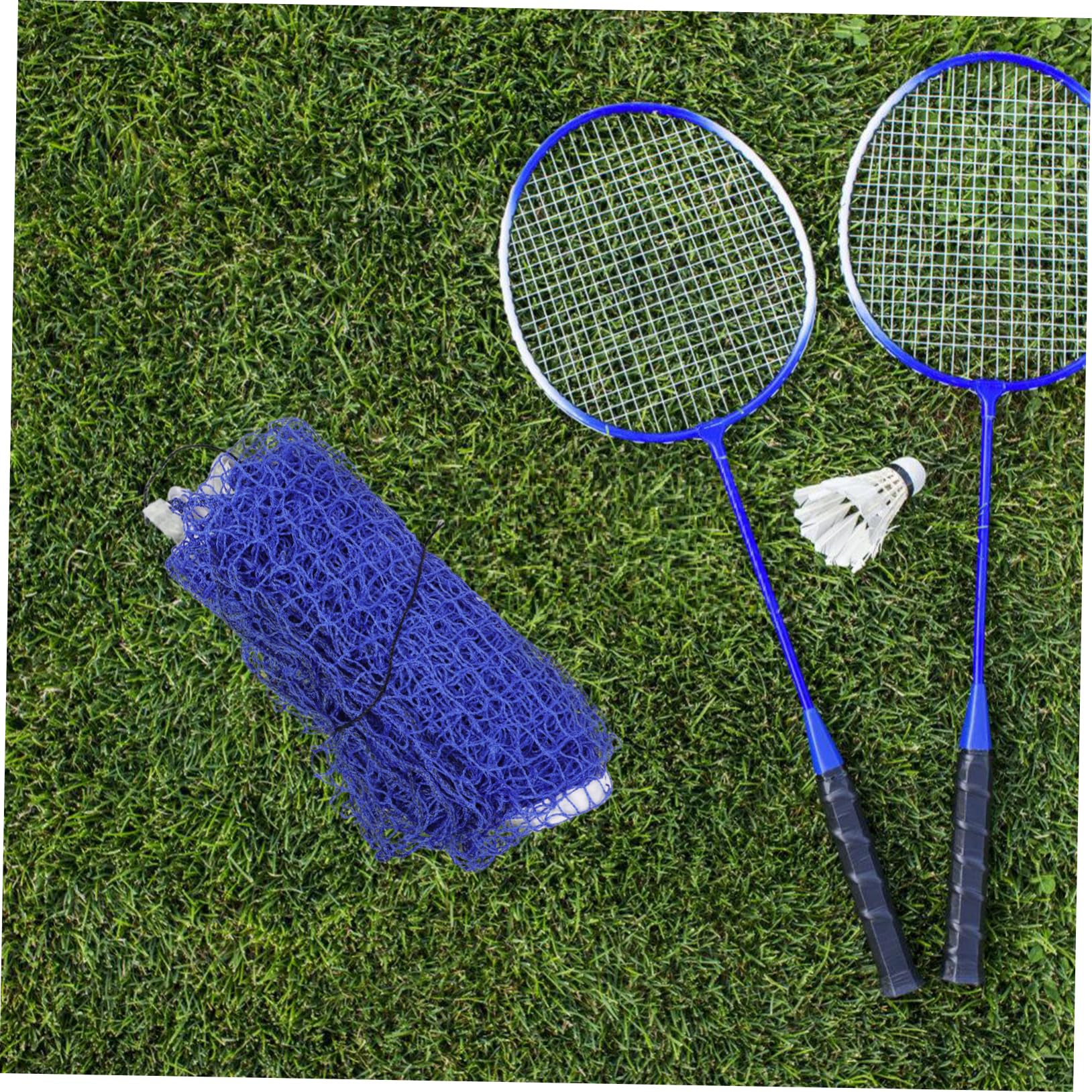 BRIGHTFUFU Standard Badminton Net Compact Size Lightweight for Outdoor Indoor Use for Badminton Volleyball Tennis Practice