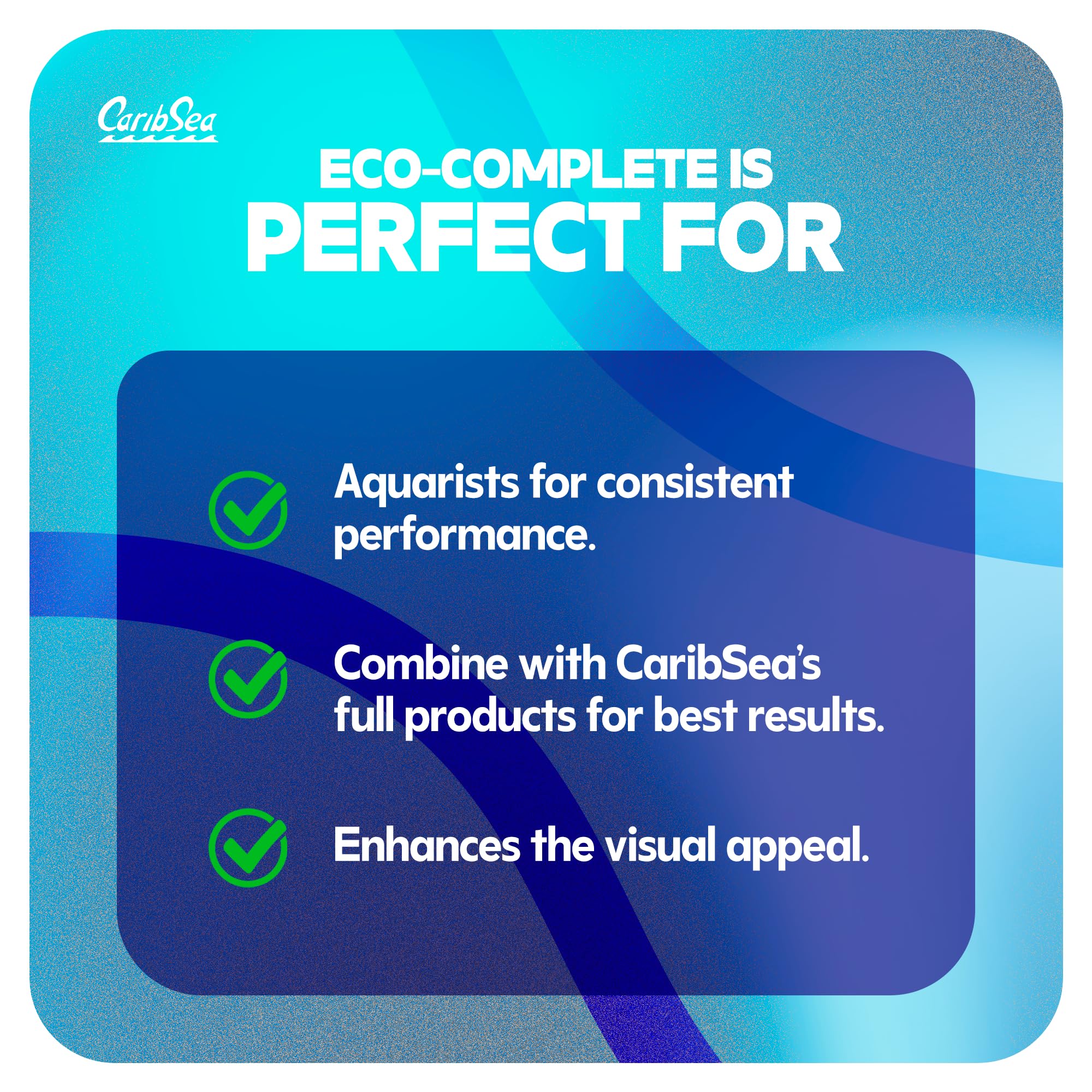 CARIB SEA mar Eco-Complete Cichlid Africano sustrato, 20-Pound, Live Arena para Acuario