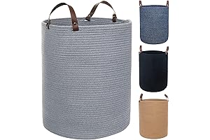 Extra-Large Woven Cotton Rope Gym Basket