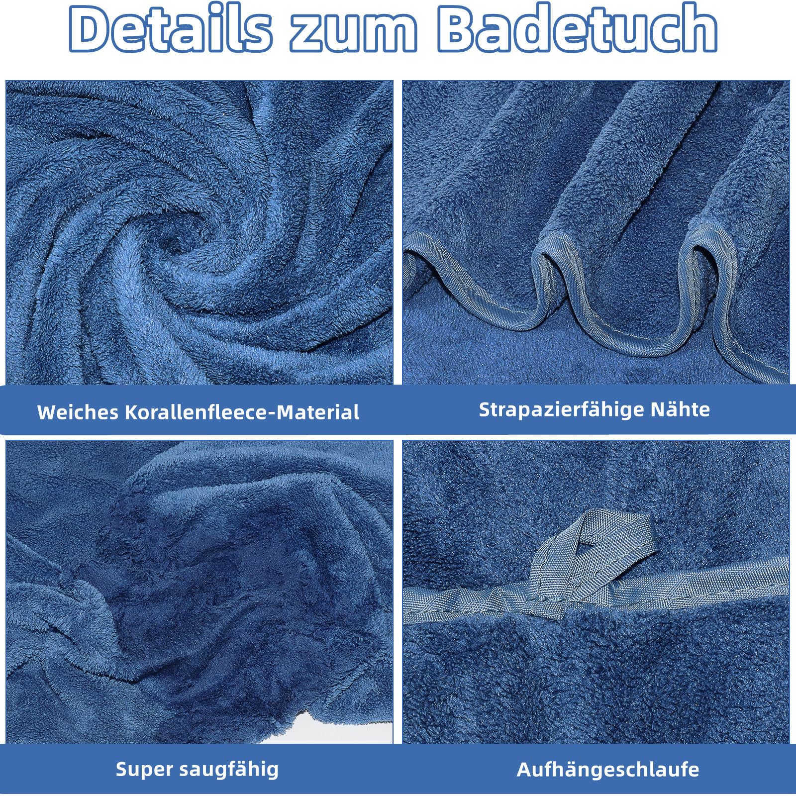 10 toallas de baño grandes para baño, 70 x 140 cm, suaves, absorbentes, paquete grande para uso diario en spa, gimnasio, playa, piscina, hotel (multicolor)