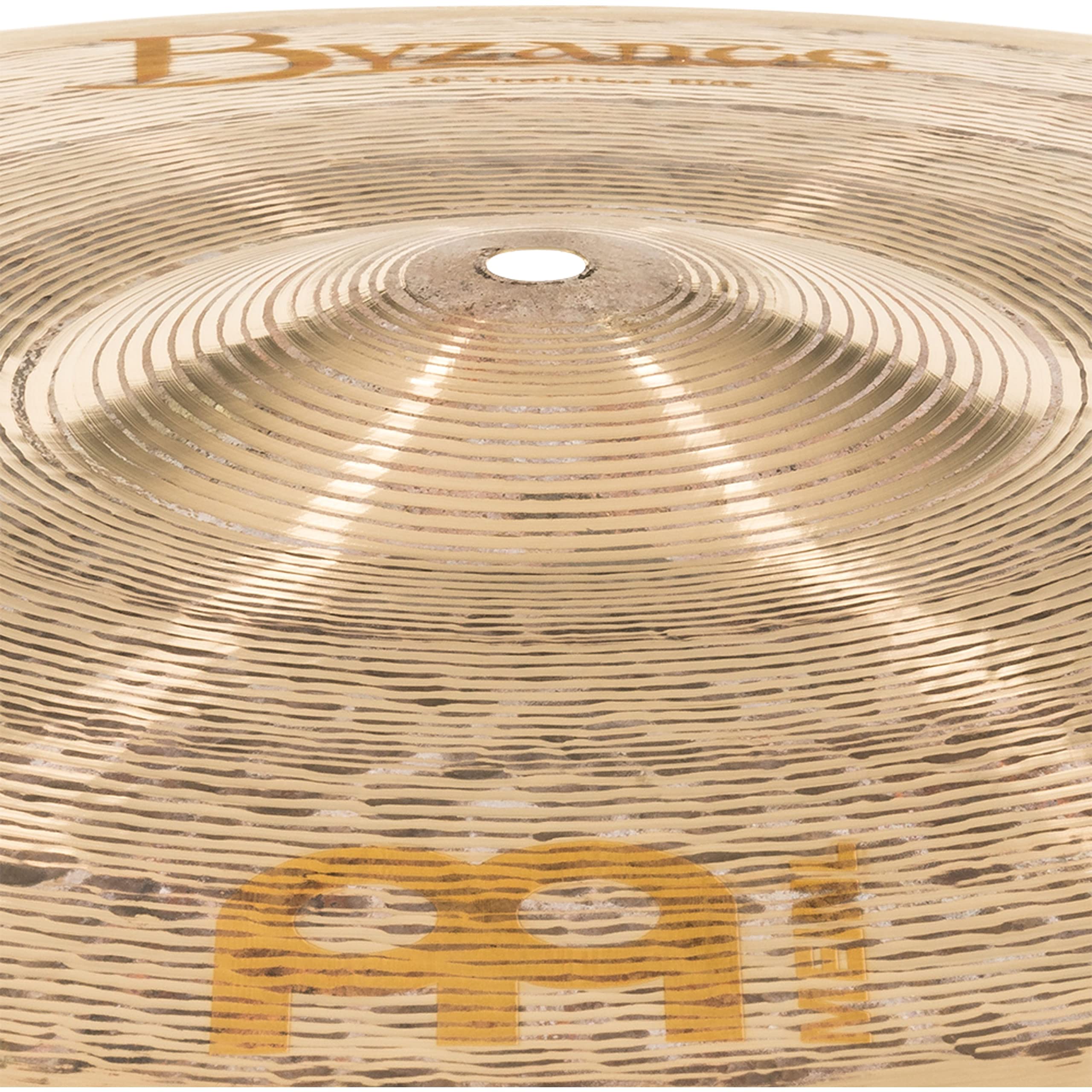 Meinl Cymbals Byzance Jazz Cymbale Tradition Ride 20 pouces (50,80cm) pour Batterie – Bronze B20, Finition Traditionnelle (B20TRR)