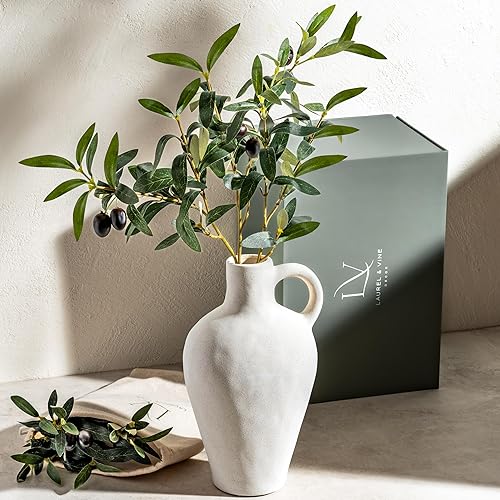Vase with Olive Branches Gift Set - Home Decor Gifts For Him