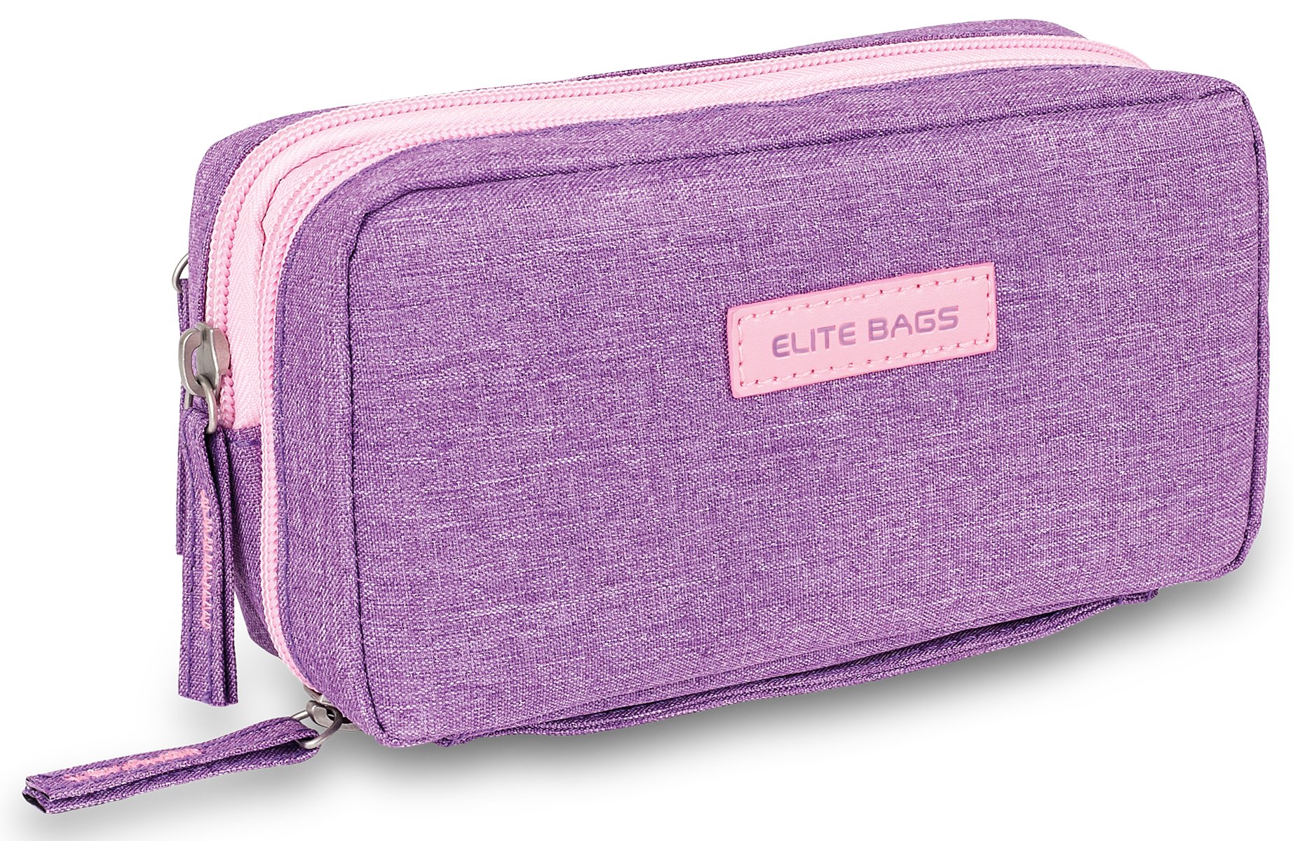 ELITE BAGSDiabetic Isothermal Bag Case | Diabetic Mass | Colour: Purple | for Insulin and Glycometer Feathers
