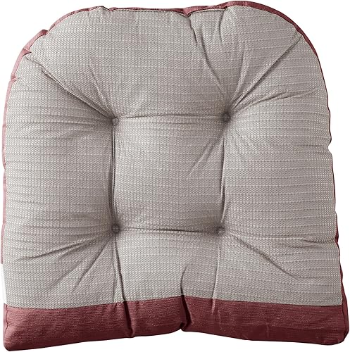 Vista 73 de Sweet Home Collection - Juego de cojines para silla mecedora (antideslizante, parte superior e inferior con lazos)