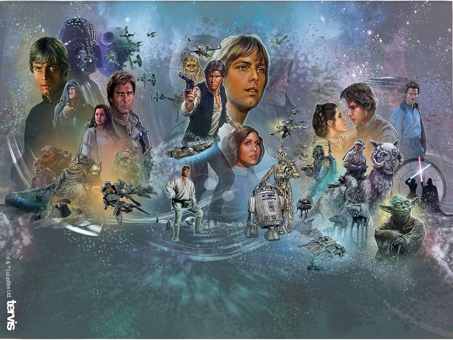 Tervis Disney Star Wars Celebration Made in USA Double Walled Insulated Tumbler Travel Cup Keeps Drinks Cold & Hot, 24oz, Classic - Image 2