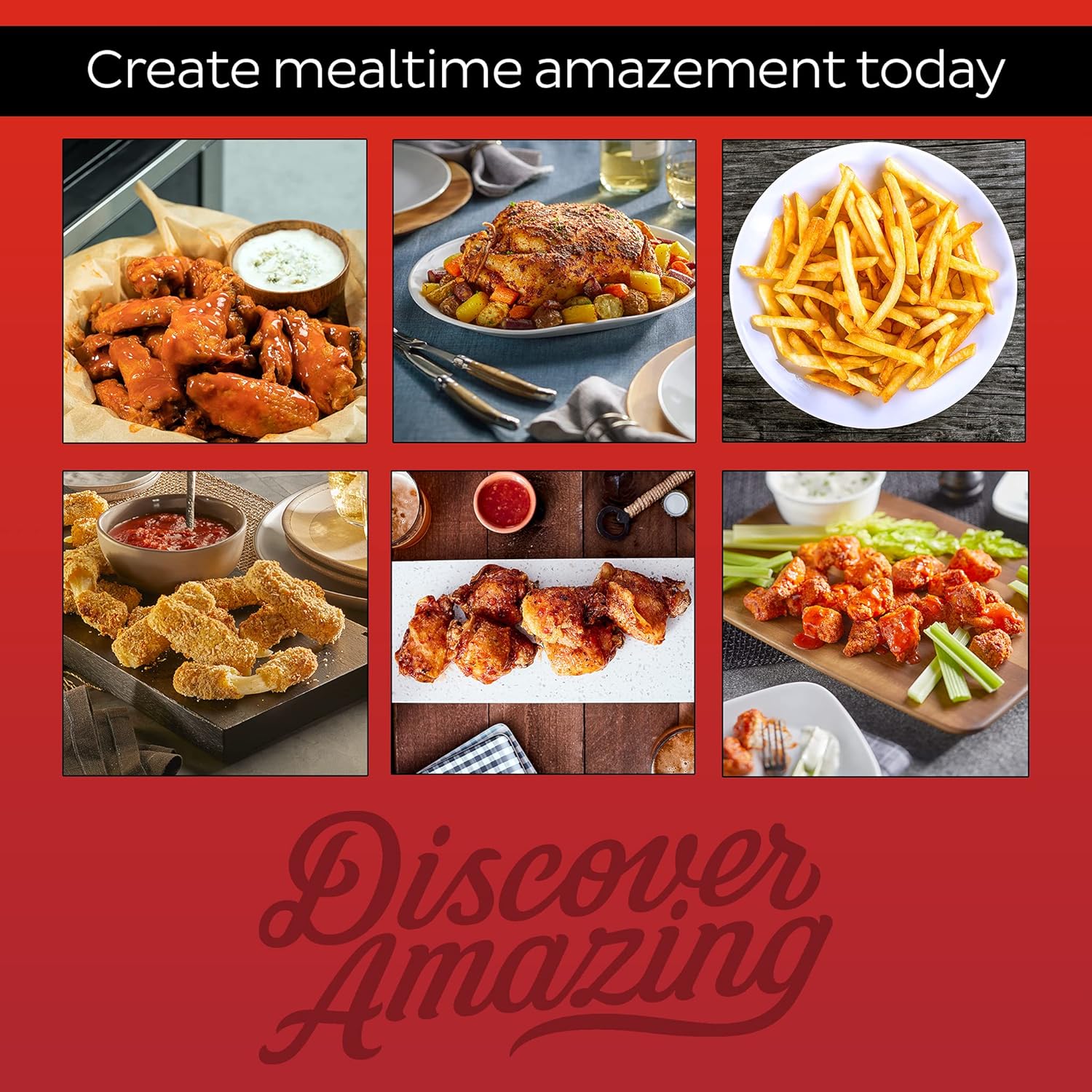 Instant Vortex Plus 6-in-1 Air Fryer, 6 Quart Black, 4 Customizable Smart Cooking Programs, Digital Touchscreen, Large Non-Stick Air Fryer Basket : Home & Kitchen