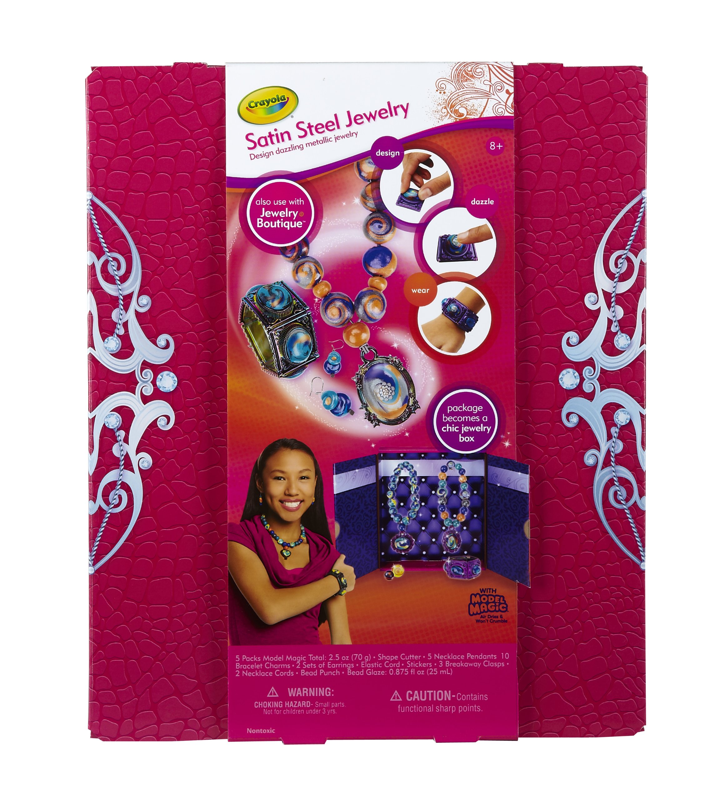 Crayola Jewelry Boutique Satin Steel Pack