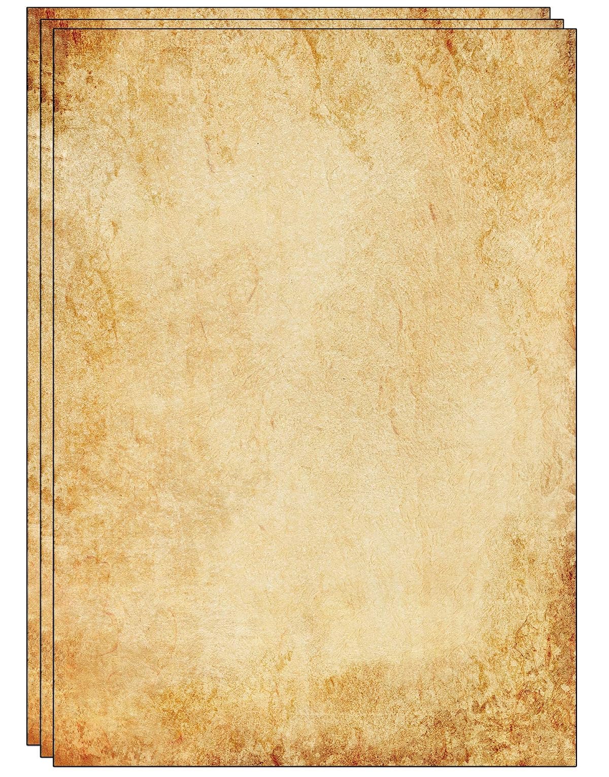 50 Sheets of Old Looking/Vintage Design Paper DIN A4. Great for Vintage invites