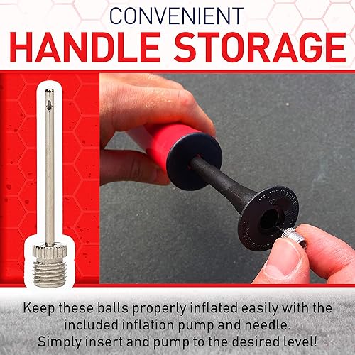 Miniatura 6 de Franklin Sports MLS Pro Vent - Balón de fútbol  Tapa suave  Tamaño oficial y peso  Bomba de aire incluida