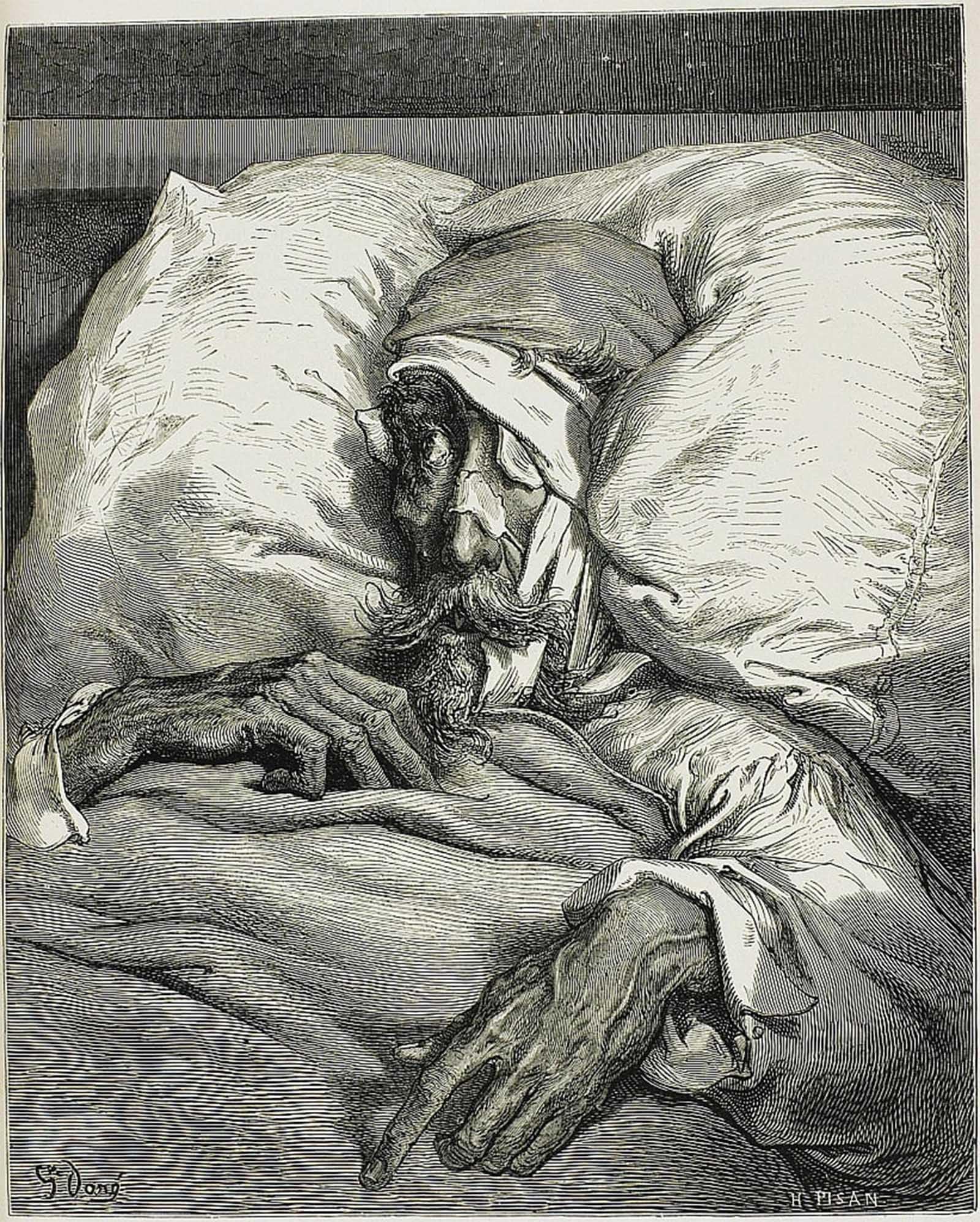 SERENDIPITP Retro Picture Poster Wall Art Pictures Painting Illustration by Gustave Dore Wall Art Canvas Print for Wall Decor 60x90cm