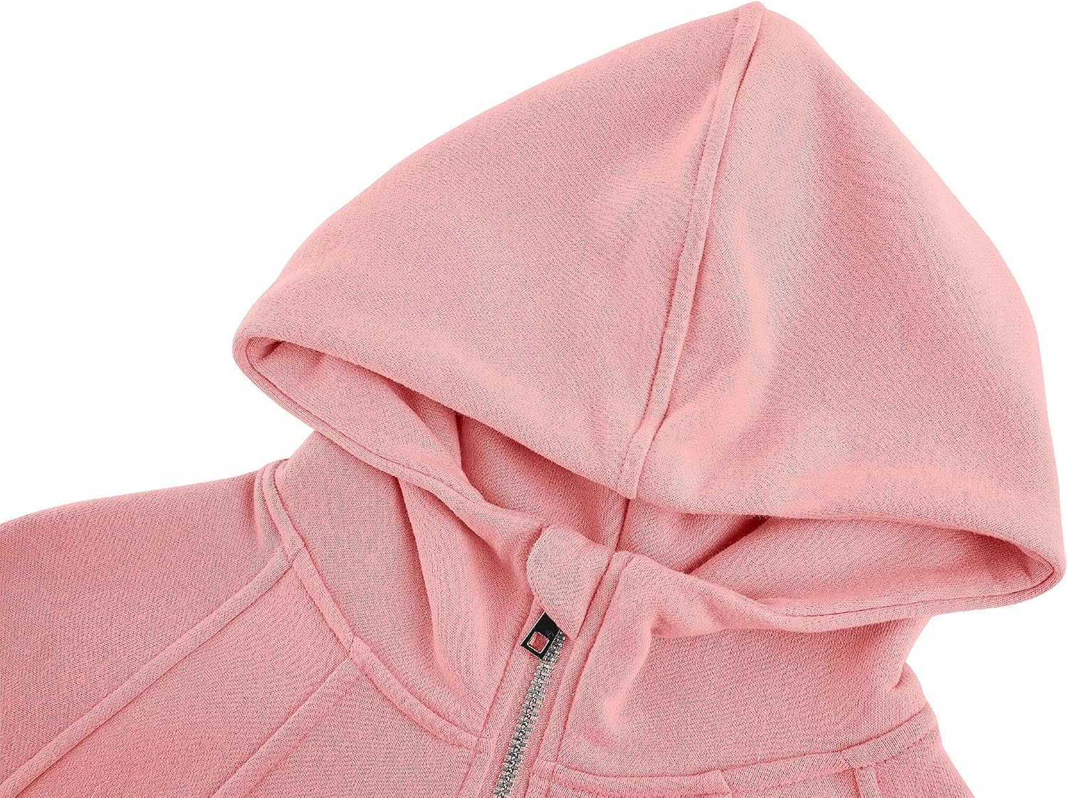 Girls' Hoodies Sweatshirts Half Zipper Pullover Crop Tops for Teen Girls Long Sleeve Sweater Thumb Hole - Image 5