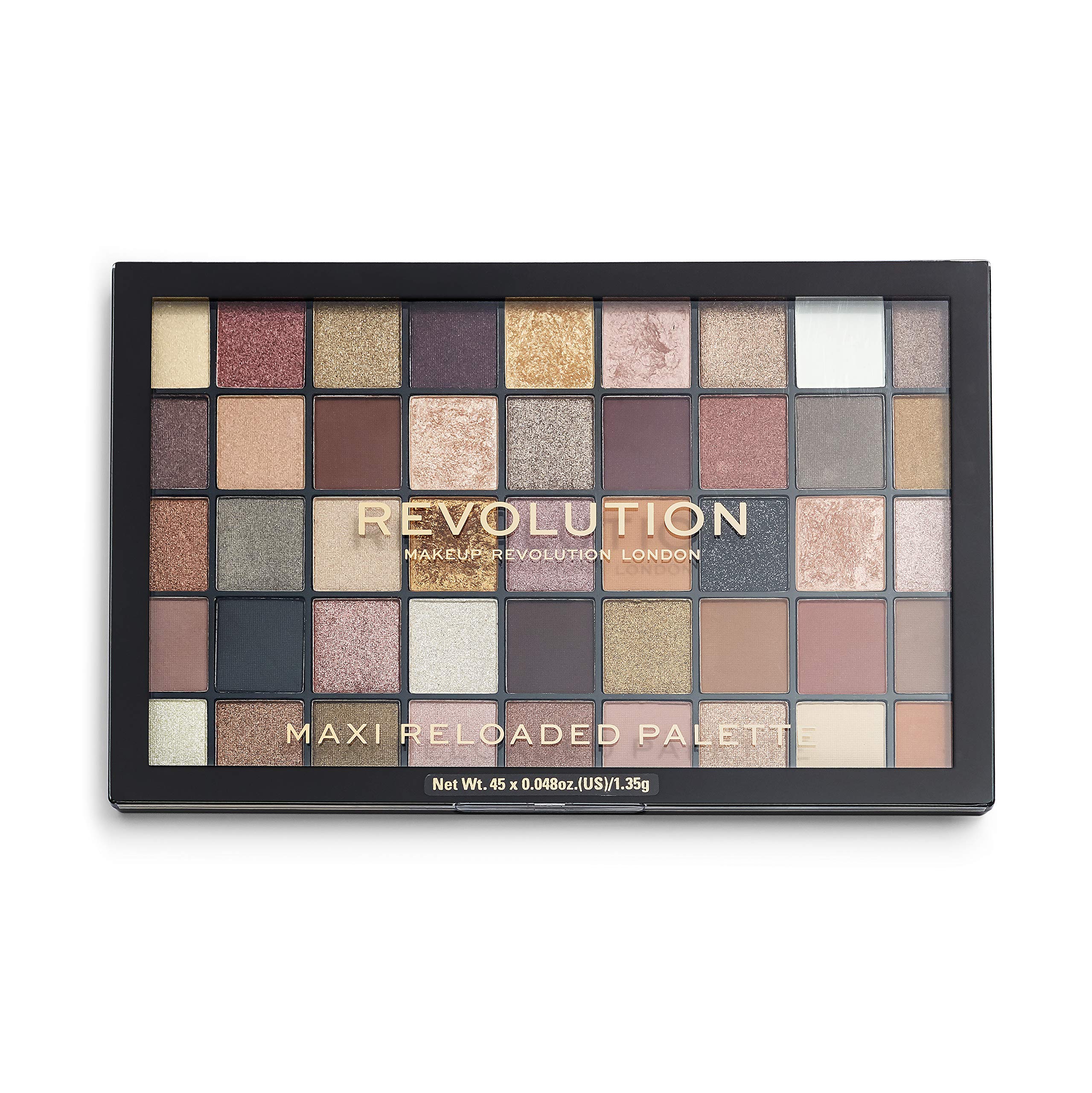 Revolution Makeup Revolution Maxi Reloaded Palette Large It Up, Matte Finish - Multicolor, 60G-image-38