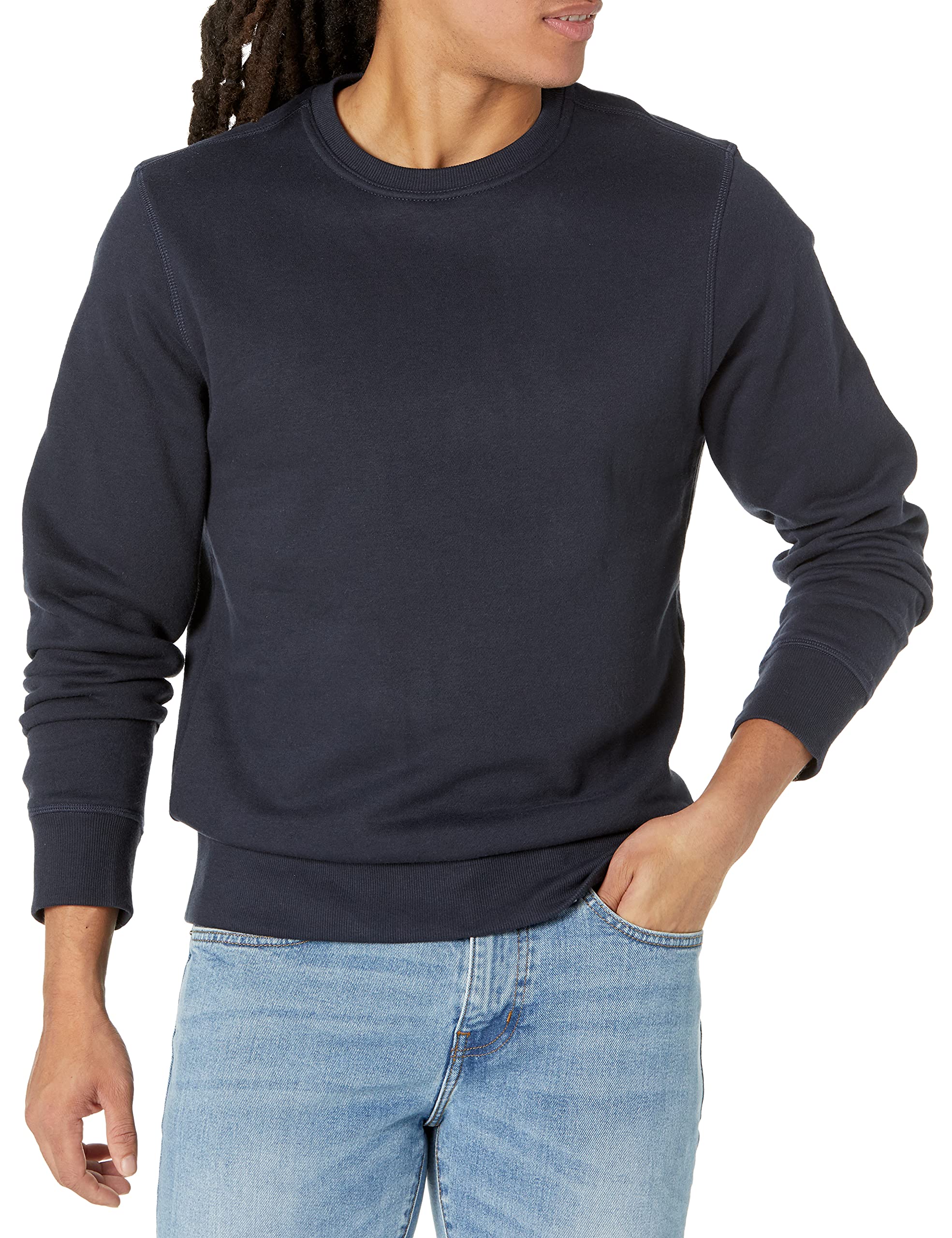 Amazon EssentialsMen's Fleece Crewneck Sweatshirt (Available in Big & Tall)