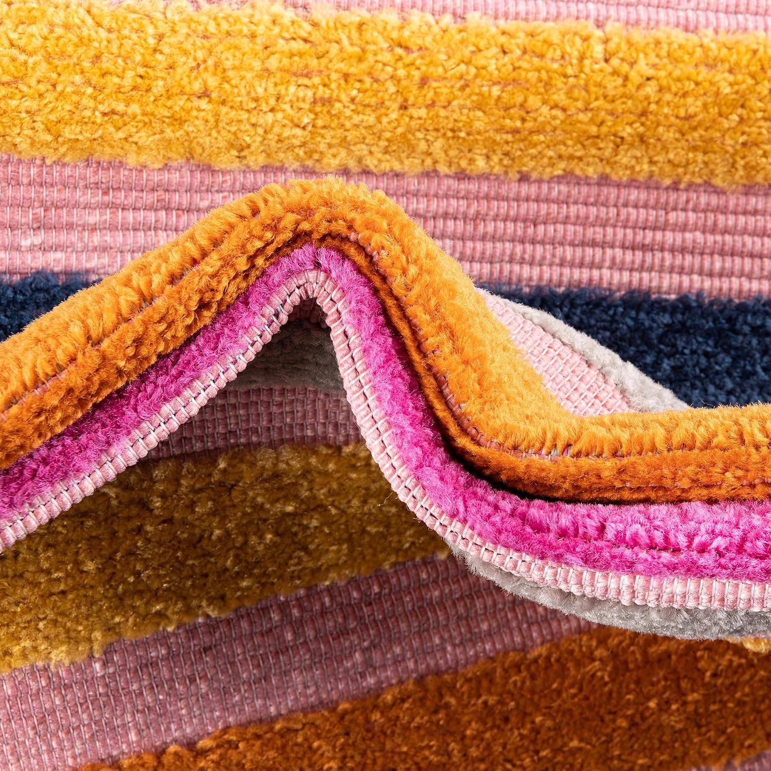 Rugs.com Aruba Outdoor Collection Rug – 2' x 3' Pink Low-Pile Rug Perfect for Any Outdoor Space, Entryways, Kitchens, Breakfast Nooks, Accent Pieces