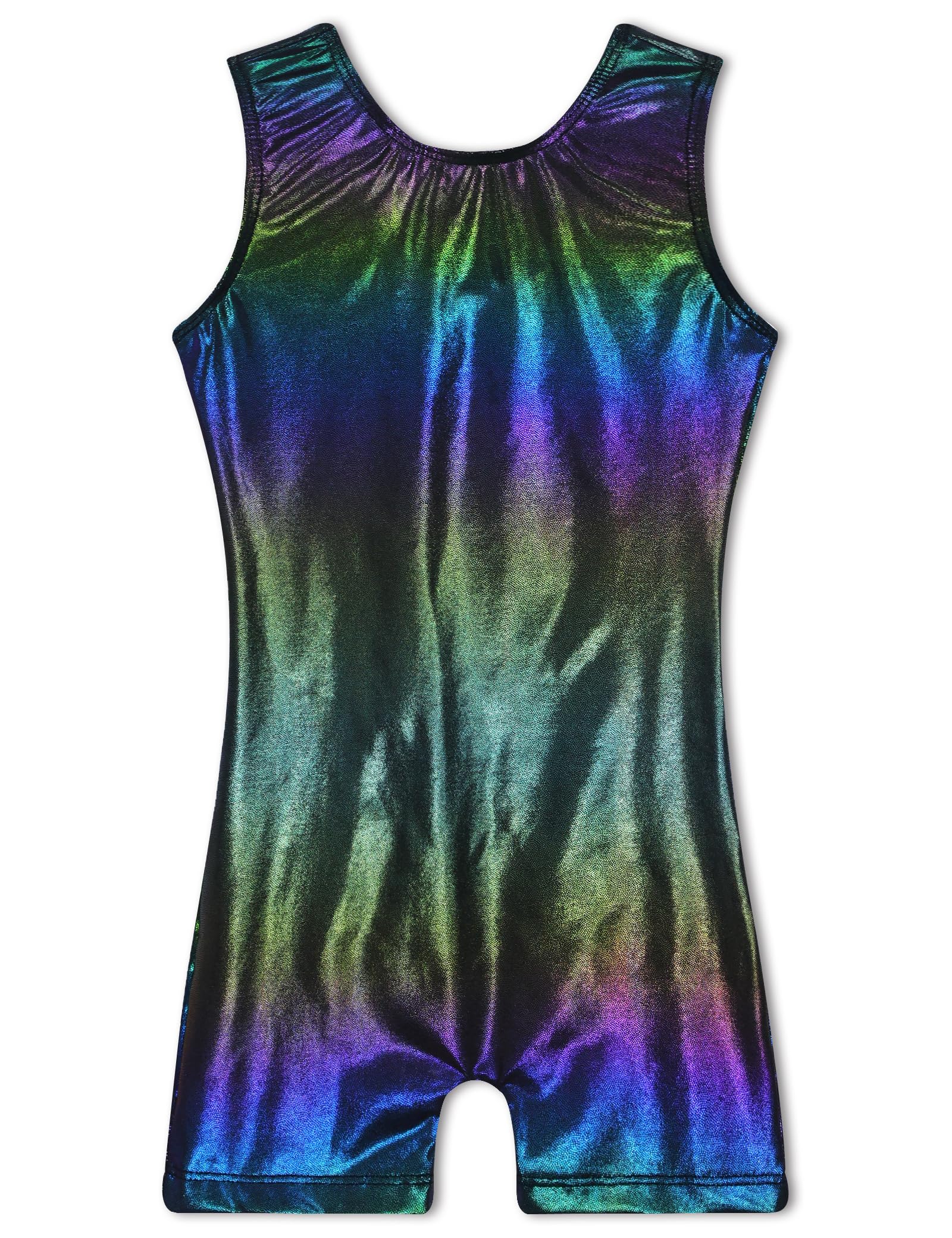 TENVDA Leotards for Girls Gymnastics One Piece Biketard（Multiple Colors）