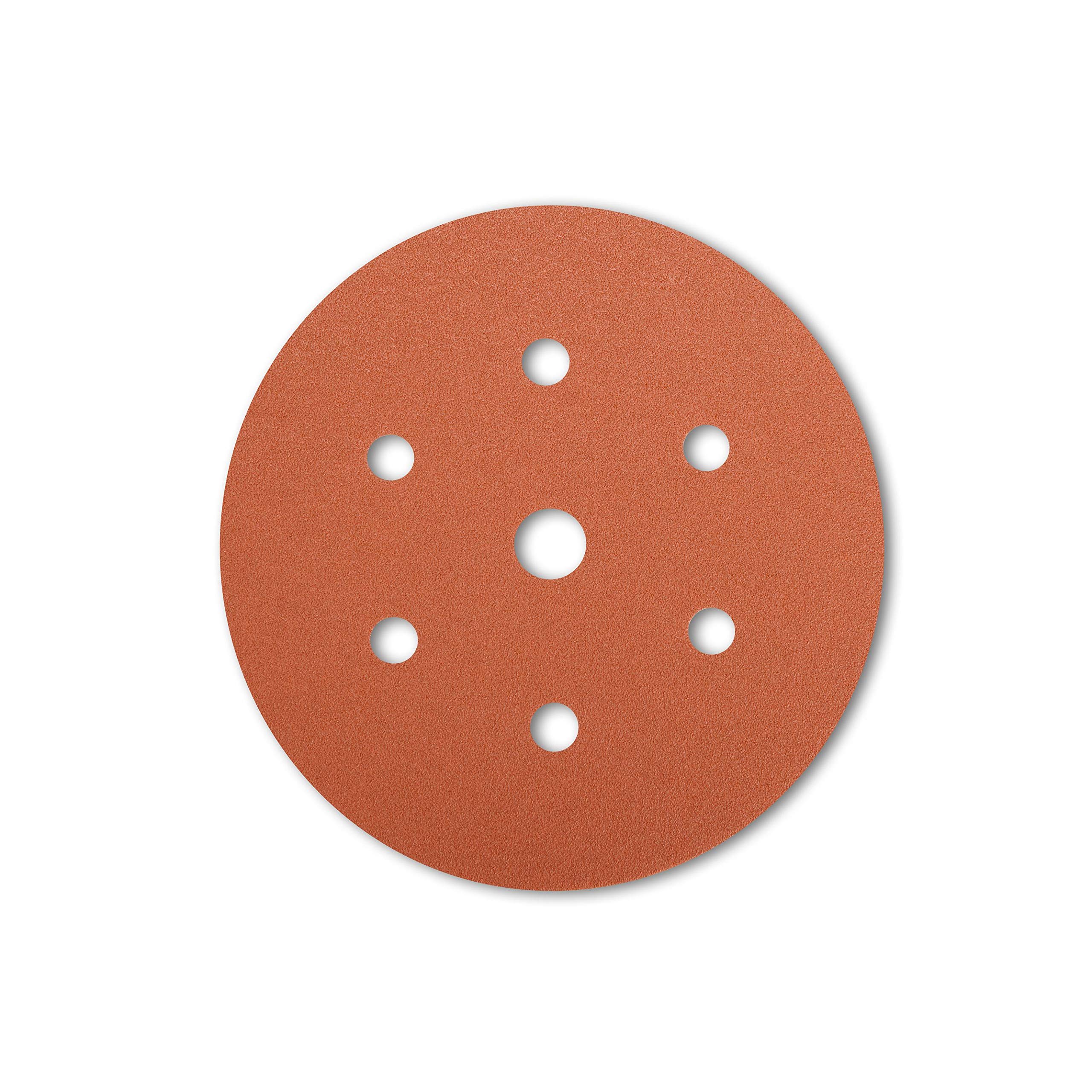 Disco abrasivo STARCKE 542B7K / Mole abrasive a strappo | 150 mm | 7 fori | 100 pezzi | Granulometria: 150