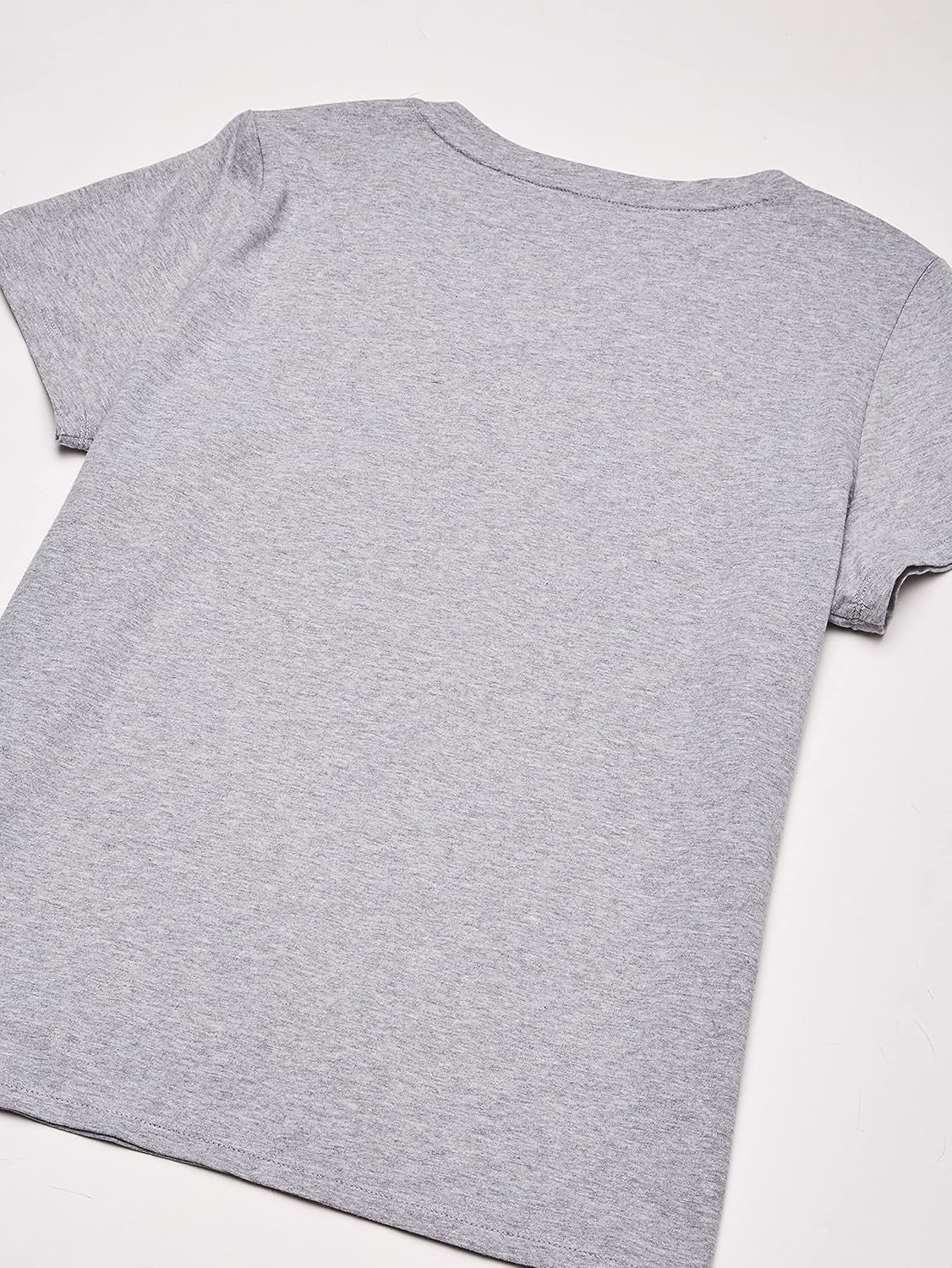 Calvin Klein Women's V-Neck T-Shirt Small Pearl Grey Heather Cotton