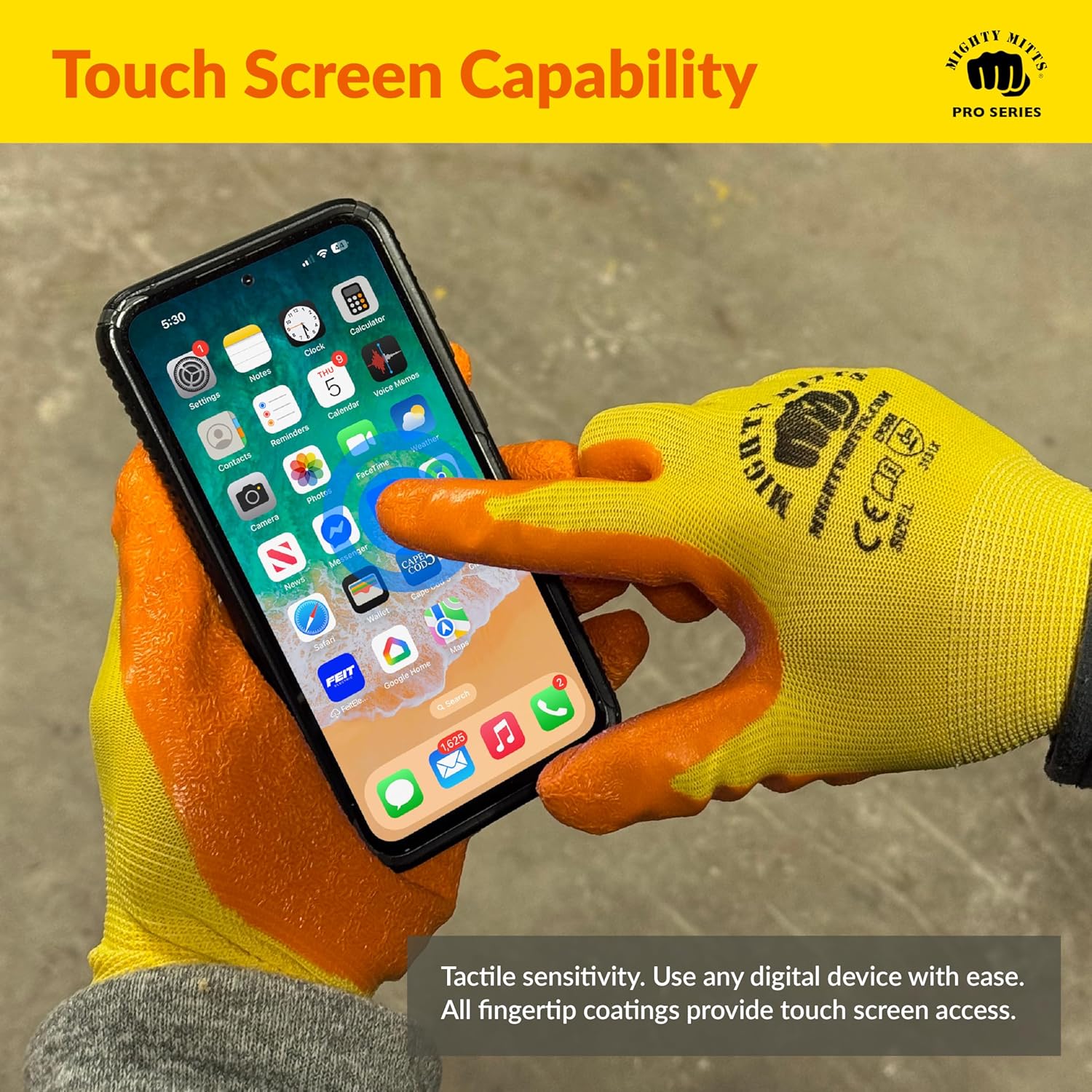 Multi-Use Work Gloves (12 Pack) – Non-Slip Grip and Cut-Resistant Safety Work Gloves with Stretchable Comfort Fit