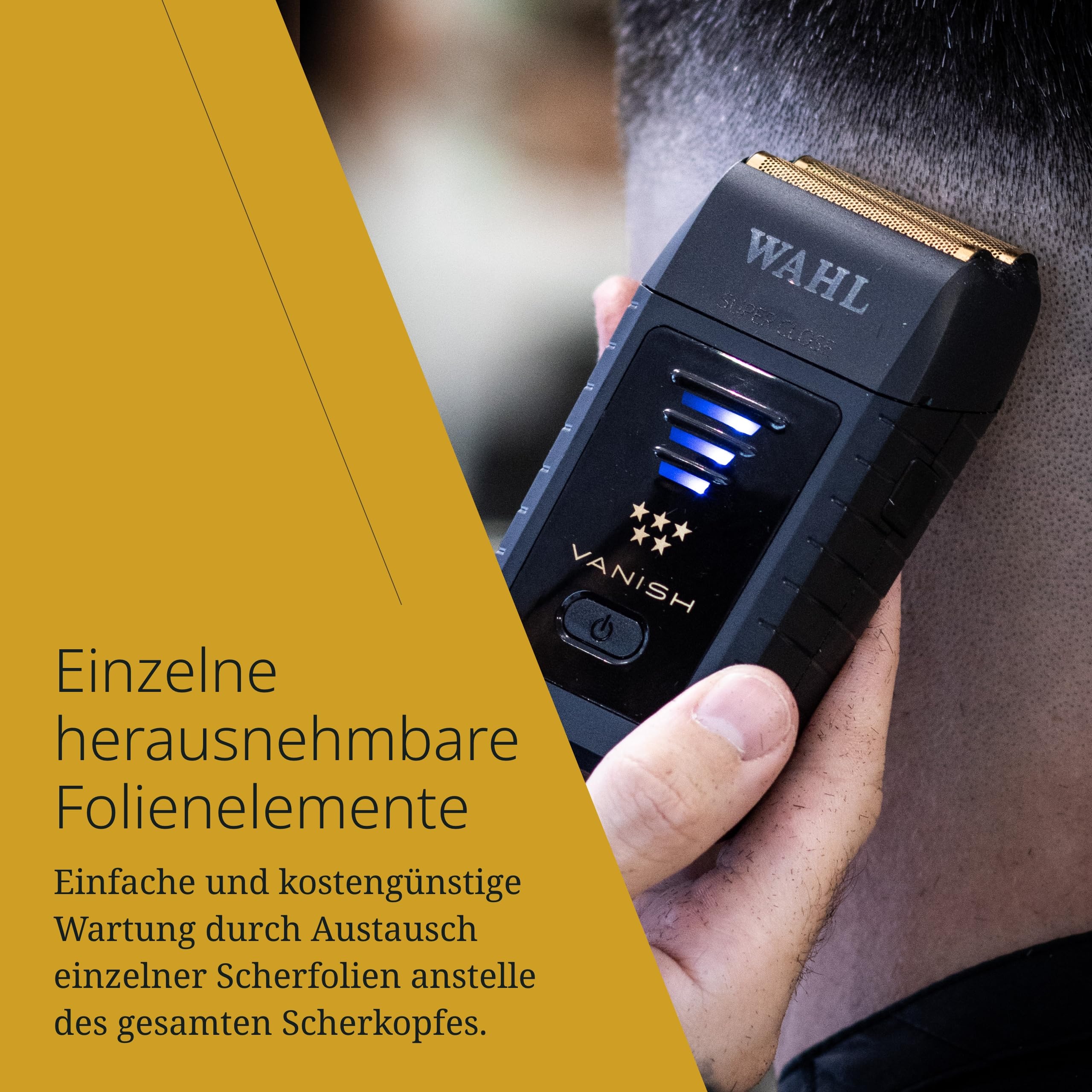 Wahl Vanish - Finishing Tool - Rasierer für eine glatte Rasur & ein sauberes Finish