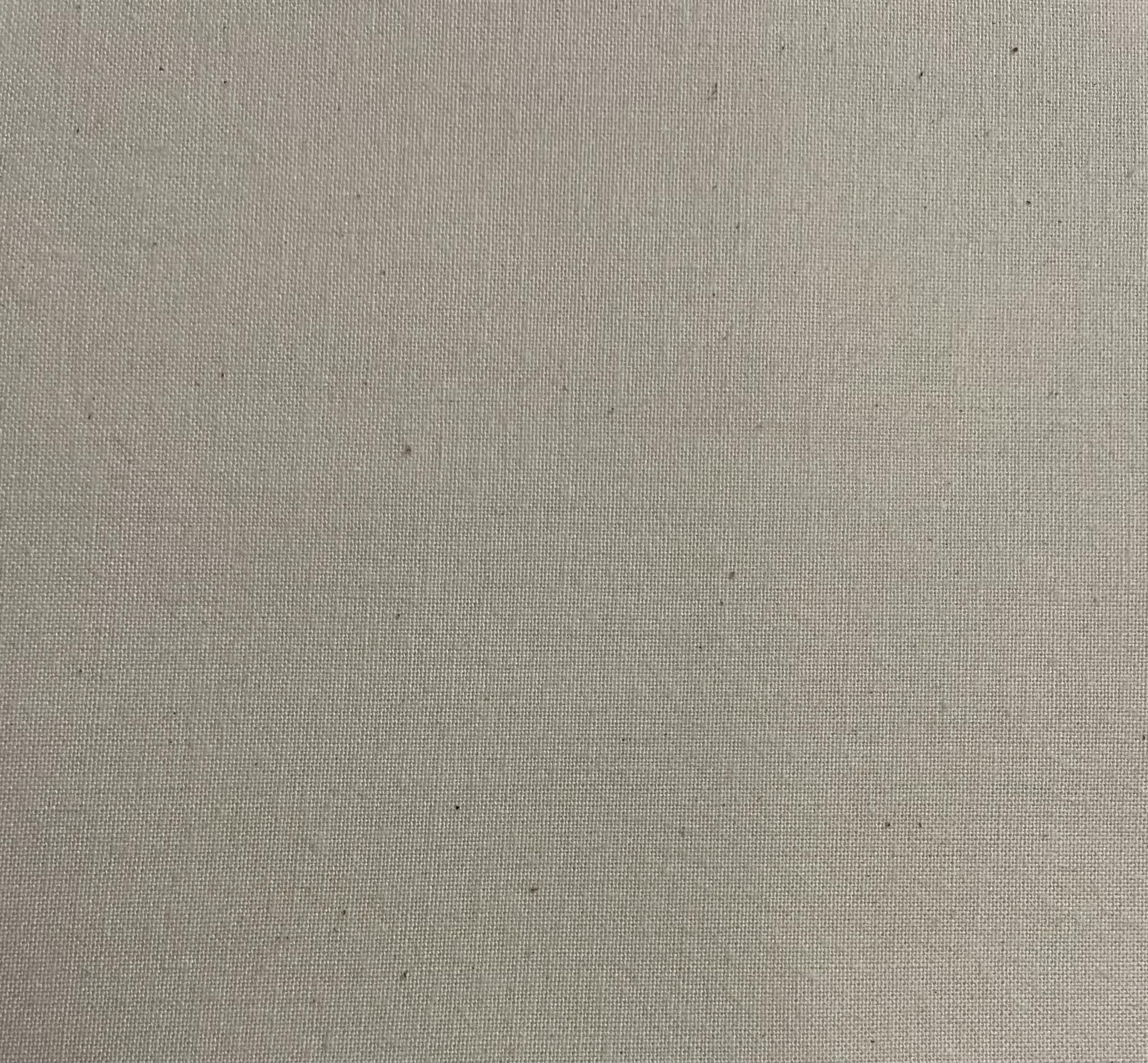 Tissu calicot 100% coton naturel non blanchi - Poids moyen - 160 cm - Extra large (20 mètres)
