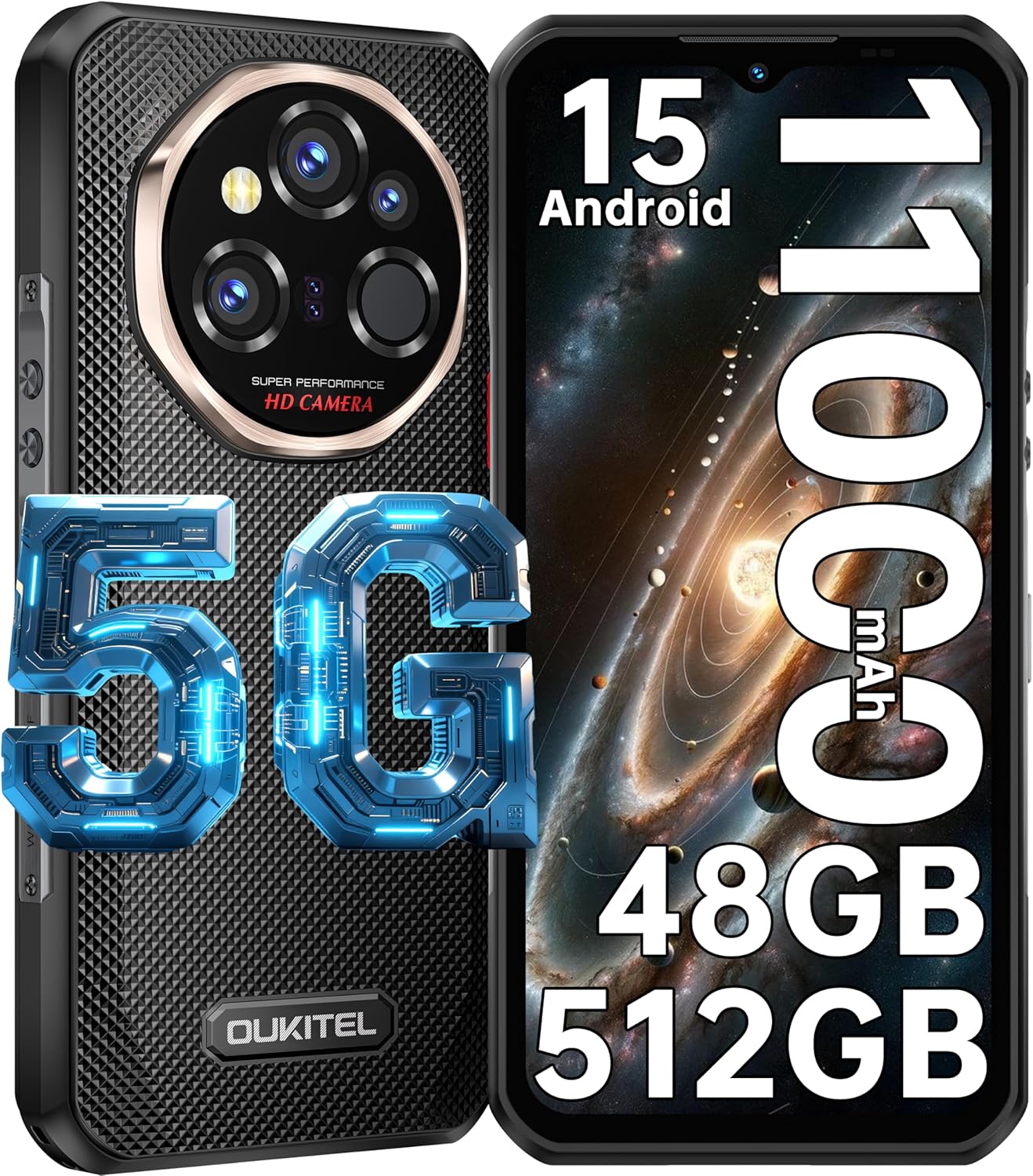 Smartphone Oukitel WP55 Ultra 48GB+512GB por 439,99€ usando el #código: 6FU5BCOB