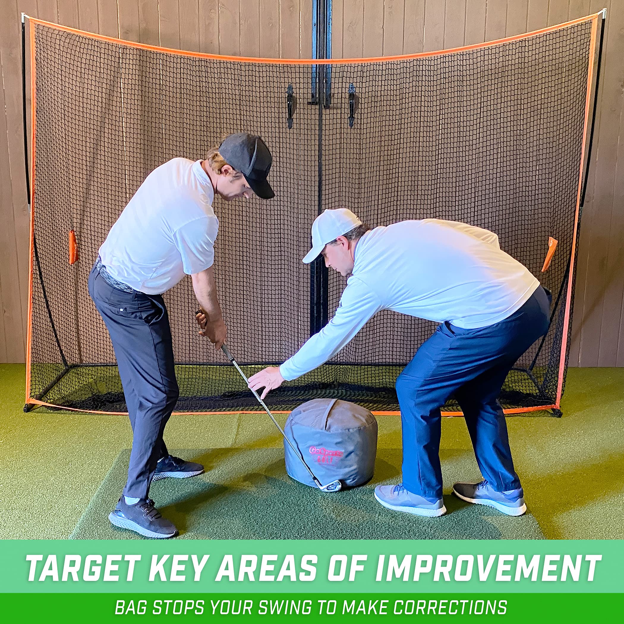 GoSports Sac de Swing de Golf Entraîneur de Position d'impact – Maître approprié du Club et Position de la Main à l'impact, Optimal pour Tous Les Niveaux de compétence