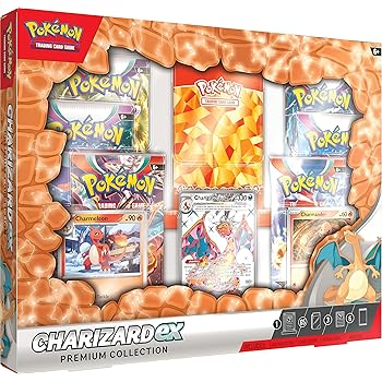 Pokémon  TCG: Charizard ex Premium Collection + 6 Booster Packs