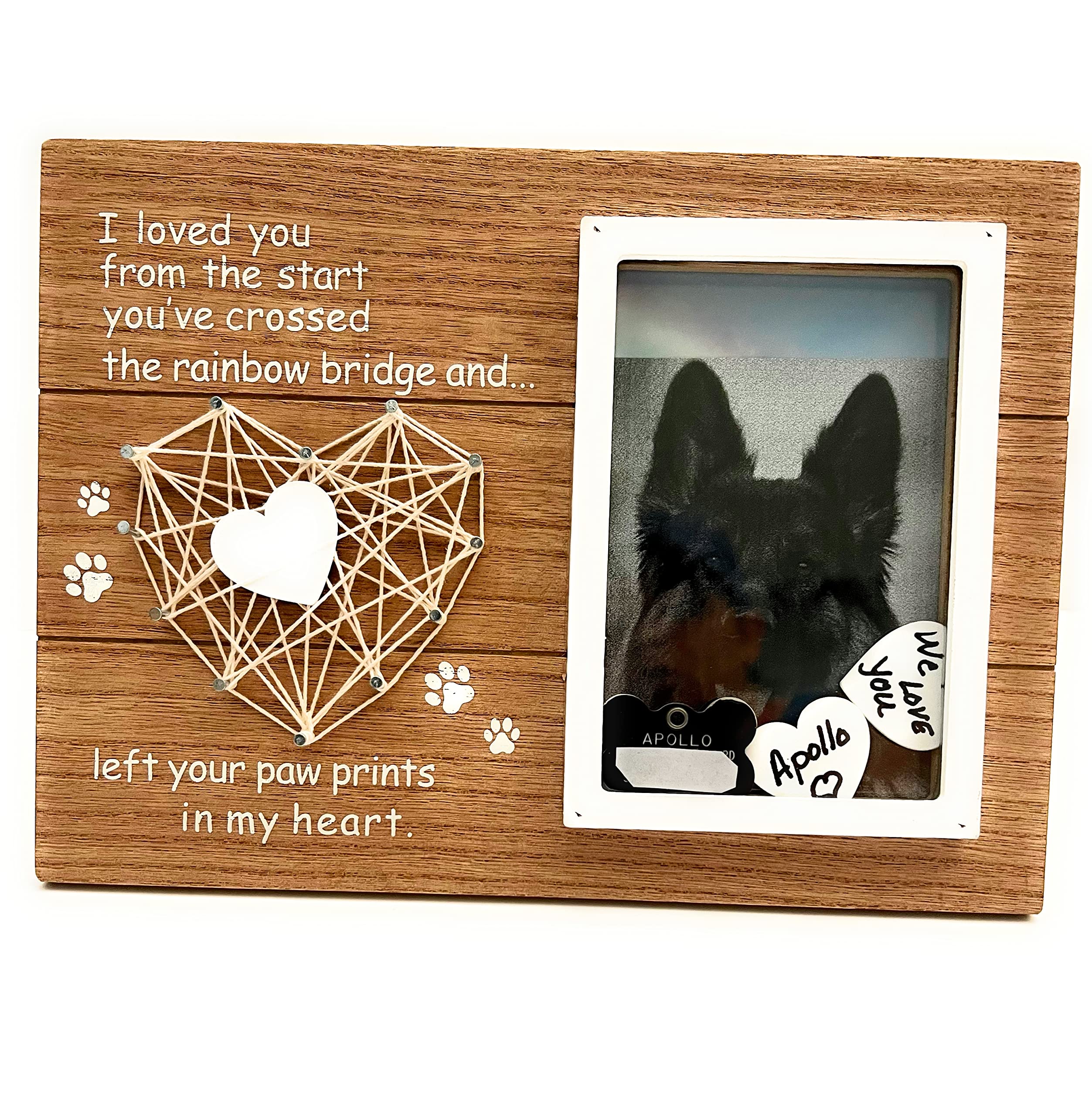 Pet Memorial Fur Keepsake, Personalized Name, Dog Cat Fur Memorial