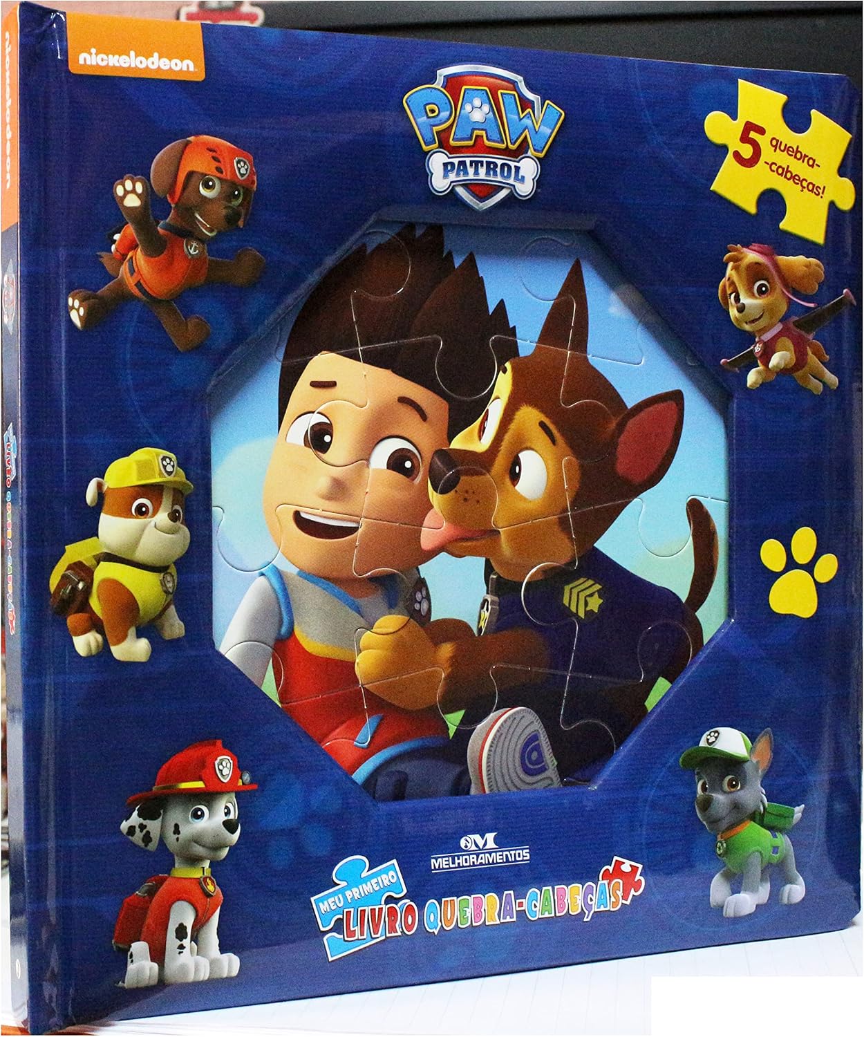 Meu Primeiro Livro Quebra-Cabeças - Coleção Patrulha Canina (Em Portuguese do Brasil)
