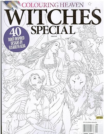 Coloring Heaven Witches Special Coloring Book Issue 40 2018: Various ...