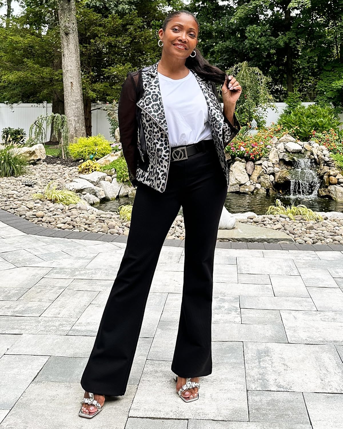 Stelle Women 28"/30"/ 32" Bootcut Dress Pants Business Casual Work Pants with Pockets Pull On Regular Slacks for Office - Image 3