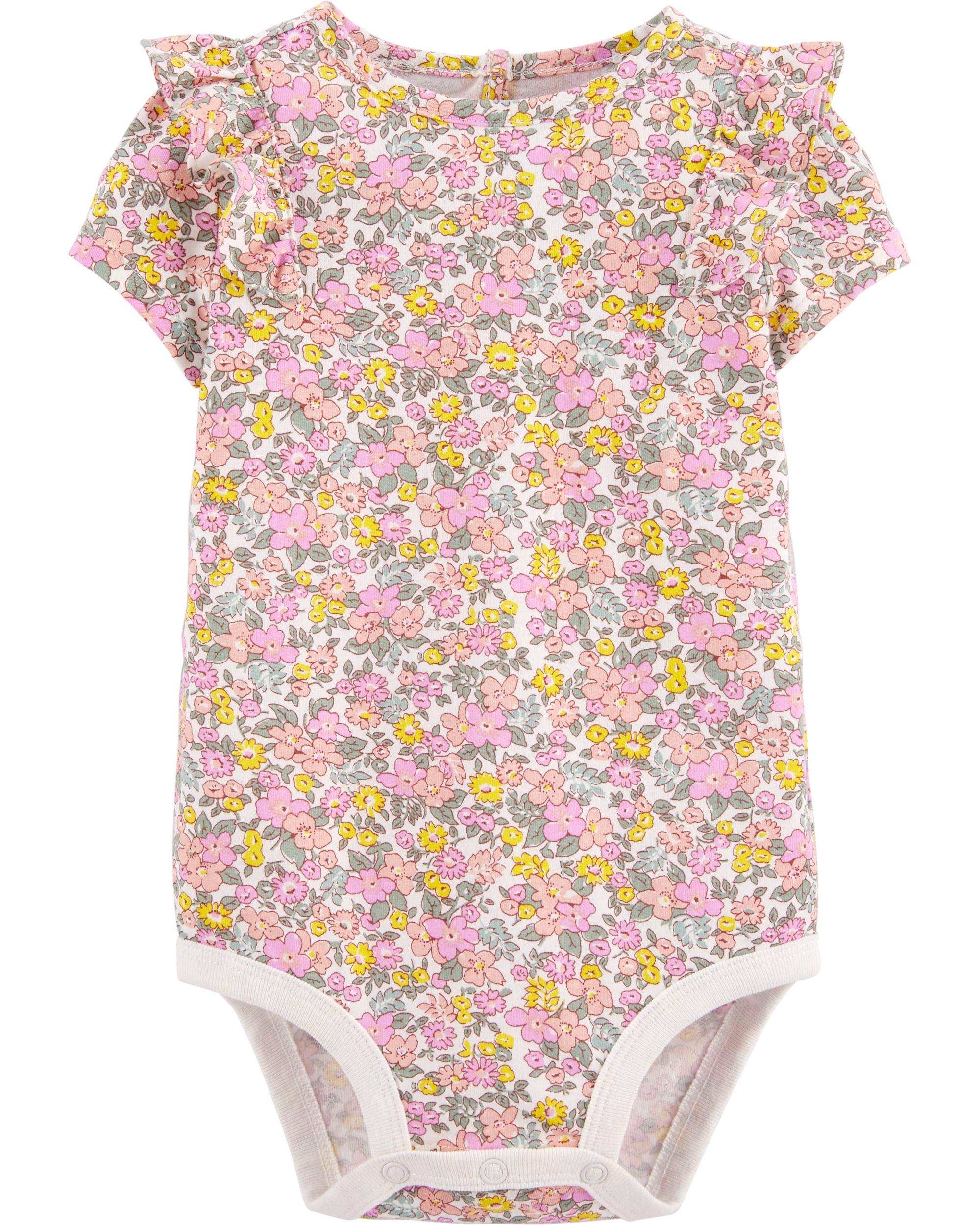 OshKosh B'Gosh Kombinezon Niemowlęta dziewczynki Ruffle Tie Bodysuit