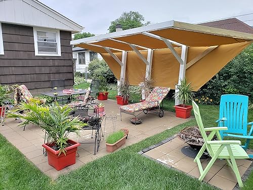 Miniatura 7 de CCS CHICAGO Canvas & SUPPLY - Lona de vinilo impermeable resistente - Cubierta de lona multiusos extra duradera con ojales inoxidables para uso