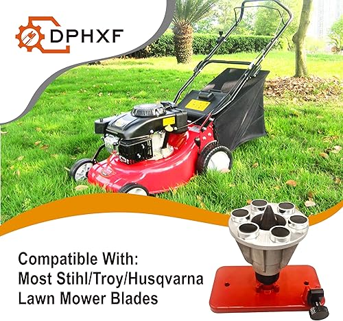 Miniatura 7 de Blade Balancer Replace 339075B Cortacésped Blade Balancer Soporte magnético de pared 42-047 (rojo)