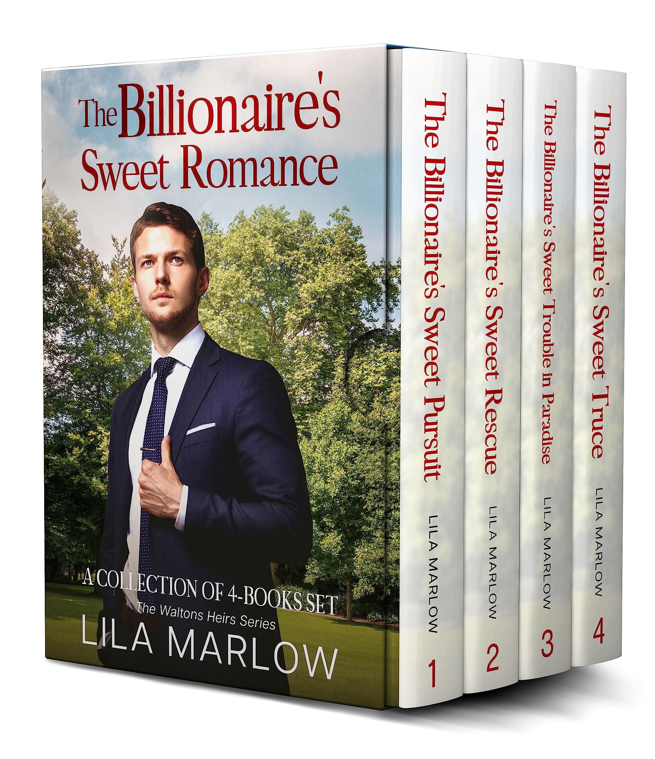 The Billionaire's Sweet Romance : A Collection of 4 Books Boxset (The Waltons Heirs Series)