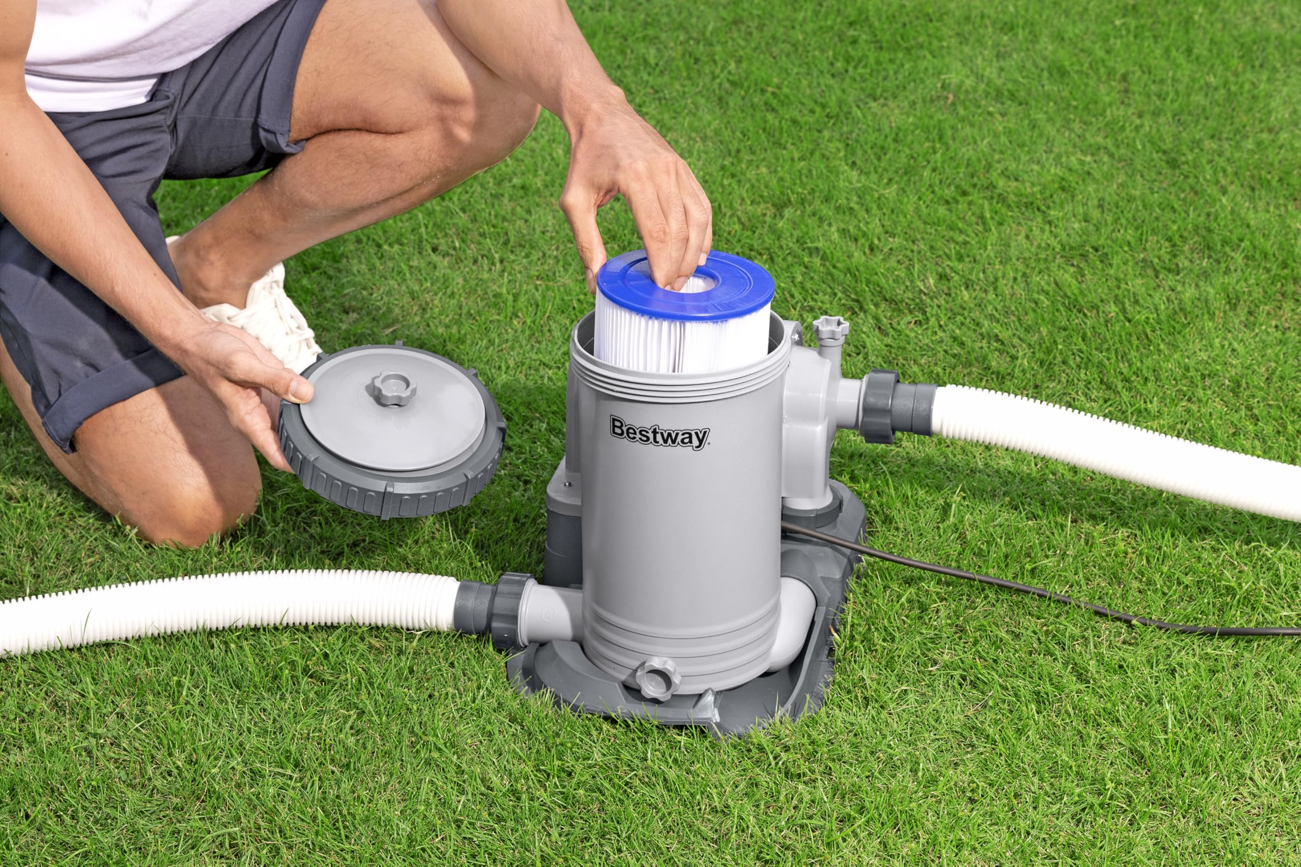 Bestway Bomba de filtro 9463L/2500gal
