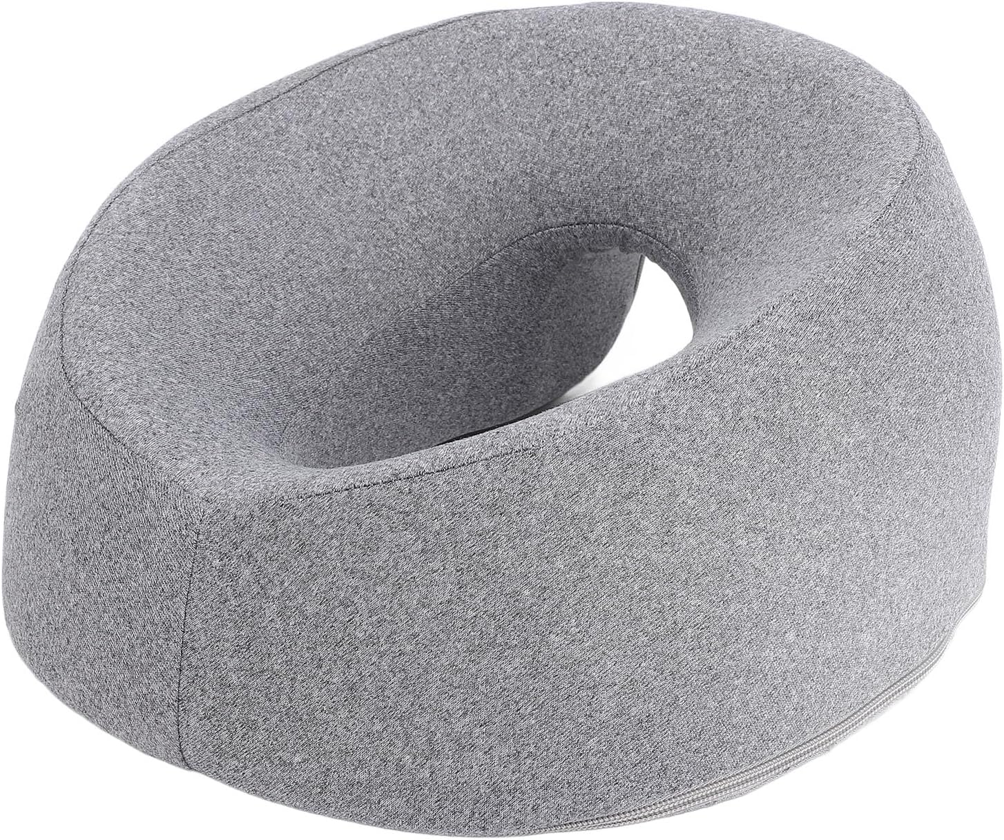 ZJchao Face Down Pillow, Adjustable Memory Foam Stomach Massage Headrest Sleeping Pillow with Hollow Air Ventilation 3D Support for Salon Face