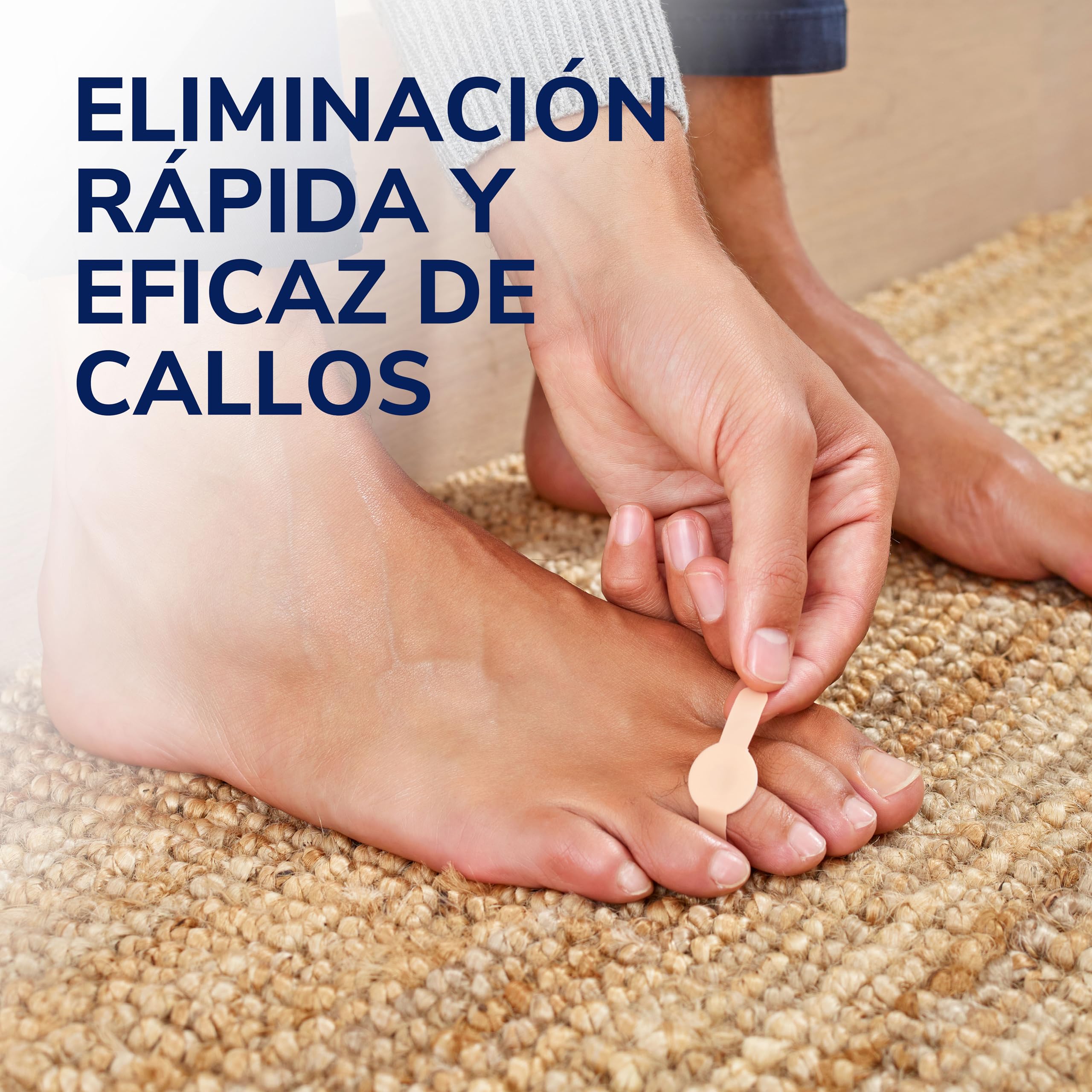 Dr. Scholl's Apósitos para eliminar callos x8 eliminador rápido y eficaz de callos en los pies, alivio inmediato del dolor, acción específica con ácido salicílico, almohadillas resistentes al lavado