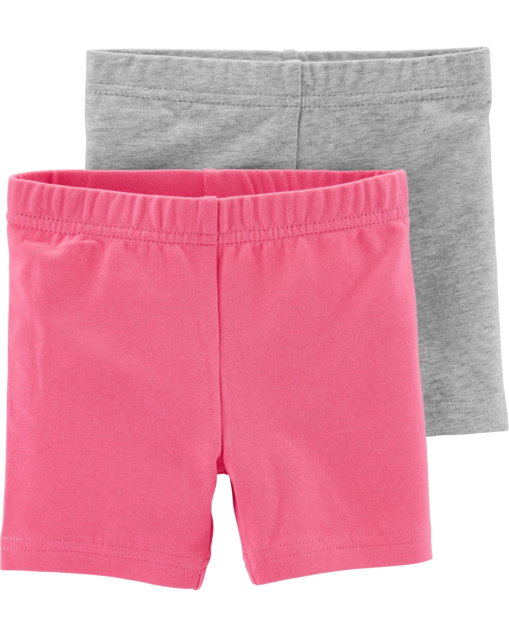 Carter's Girls' Baby, Toddler, Kids, 2 Pack Cotton Leggings