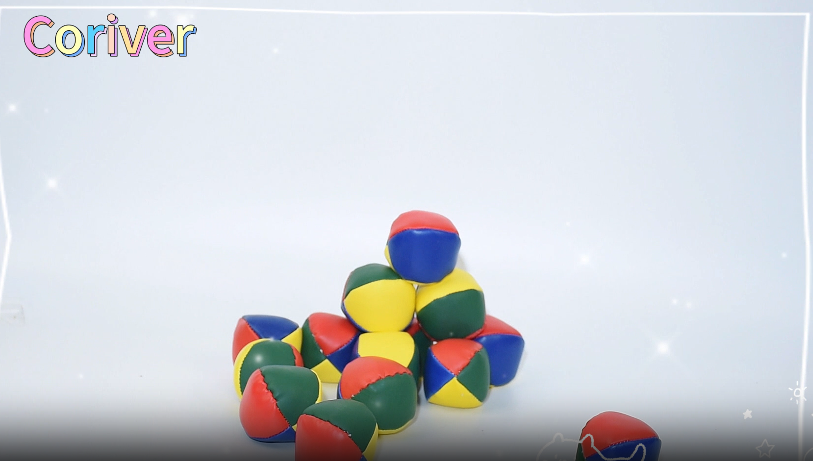 RISF Balle De Jonglage Pour Débutants, 15 Pieces Kit Balle Jonglage Enfants, Cirque Balles De Jonglage, Educational Jonglerie Balls, Pour Jouer Au Balle Jonglage Pour Les Jeux Pour Enfants