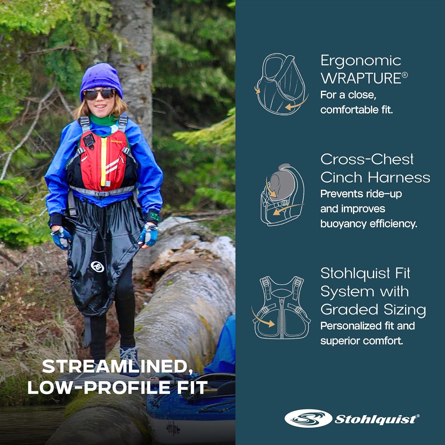 Stohlquist Men's Drifter Lifejacket (PFD)