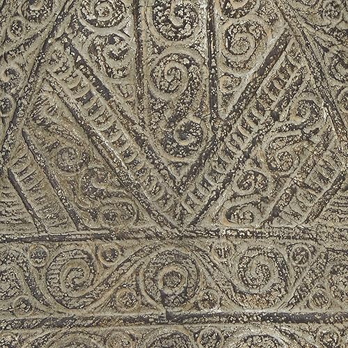 Miniatura 8 de Deco 79 Máscara Polystone hecha a mano, escultura decorativa tallada para decoración del hogar, juego de 2 figuras decorativas de 5 pulgadas de