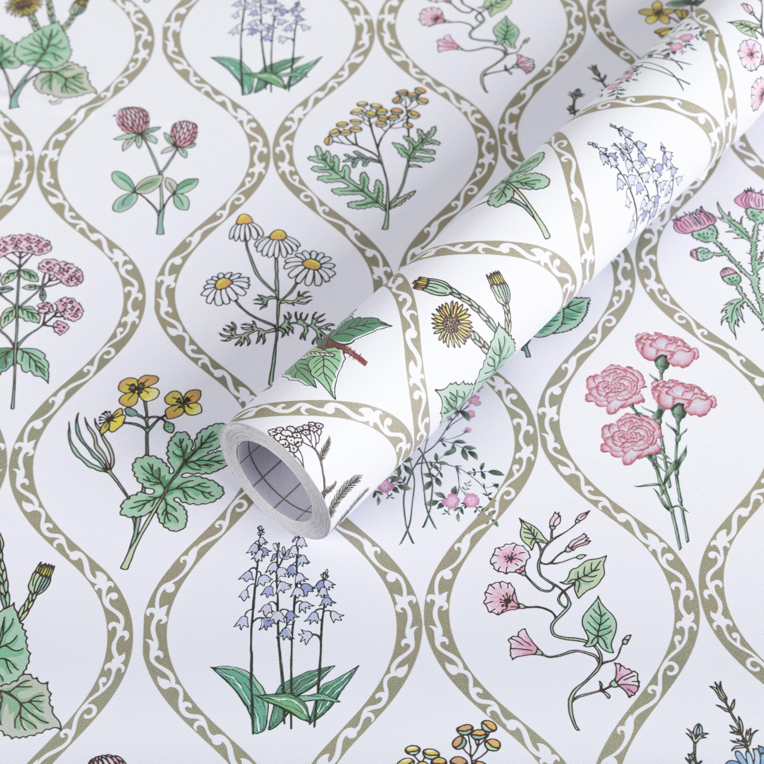 Papier peint autocollant floral Abyssaly un design elegant pour votre decoration