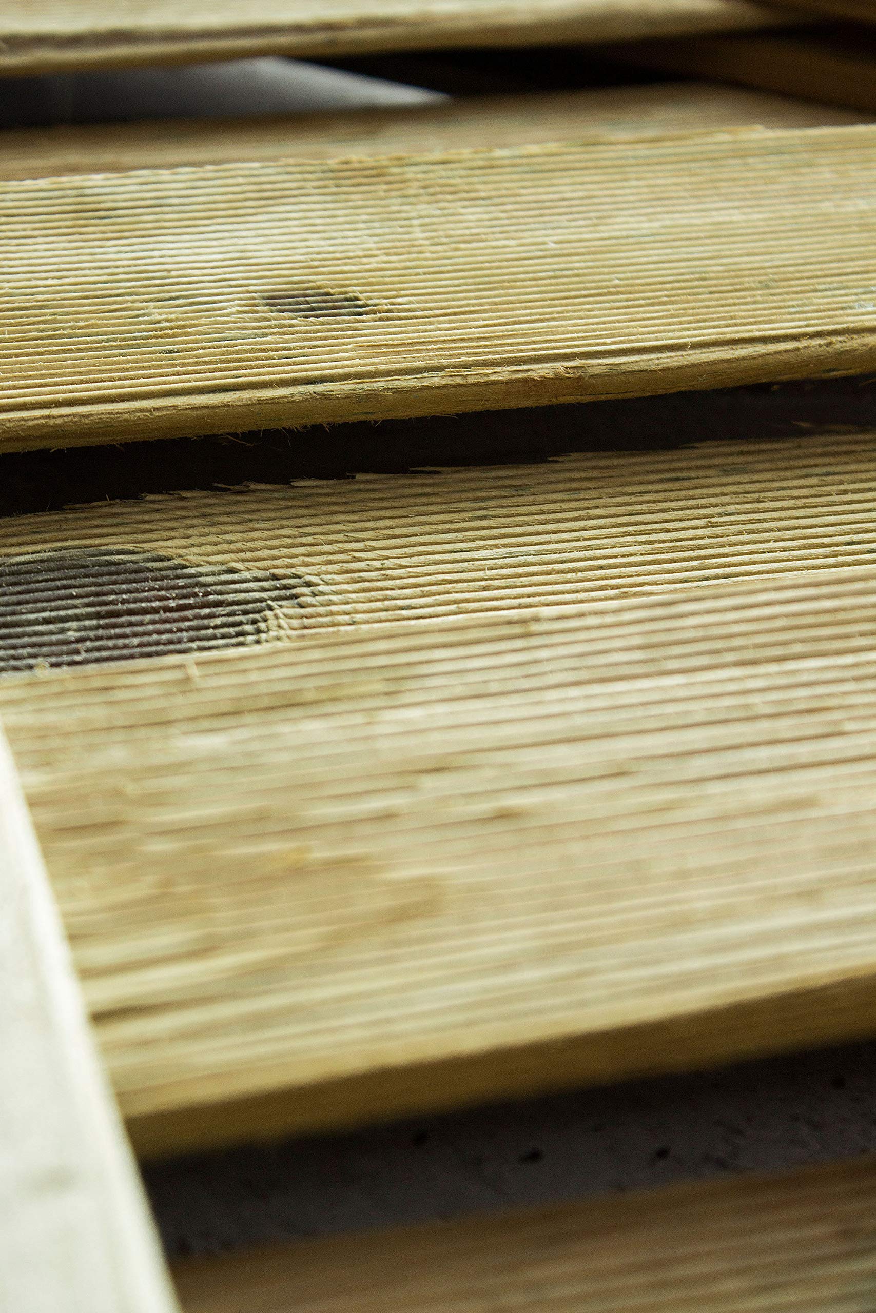AVANTI TRENDSTORE - Lara - Abschlusswand, eckig, aus Holz für den Garten oder Balkon. Maße: BHT 90x90/180x4,5 cm