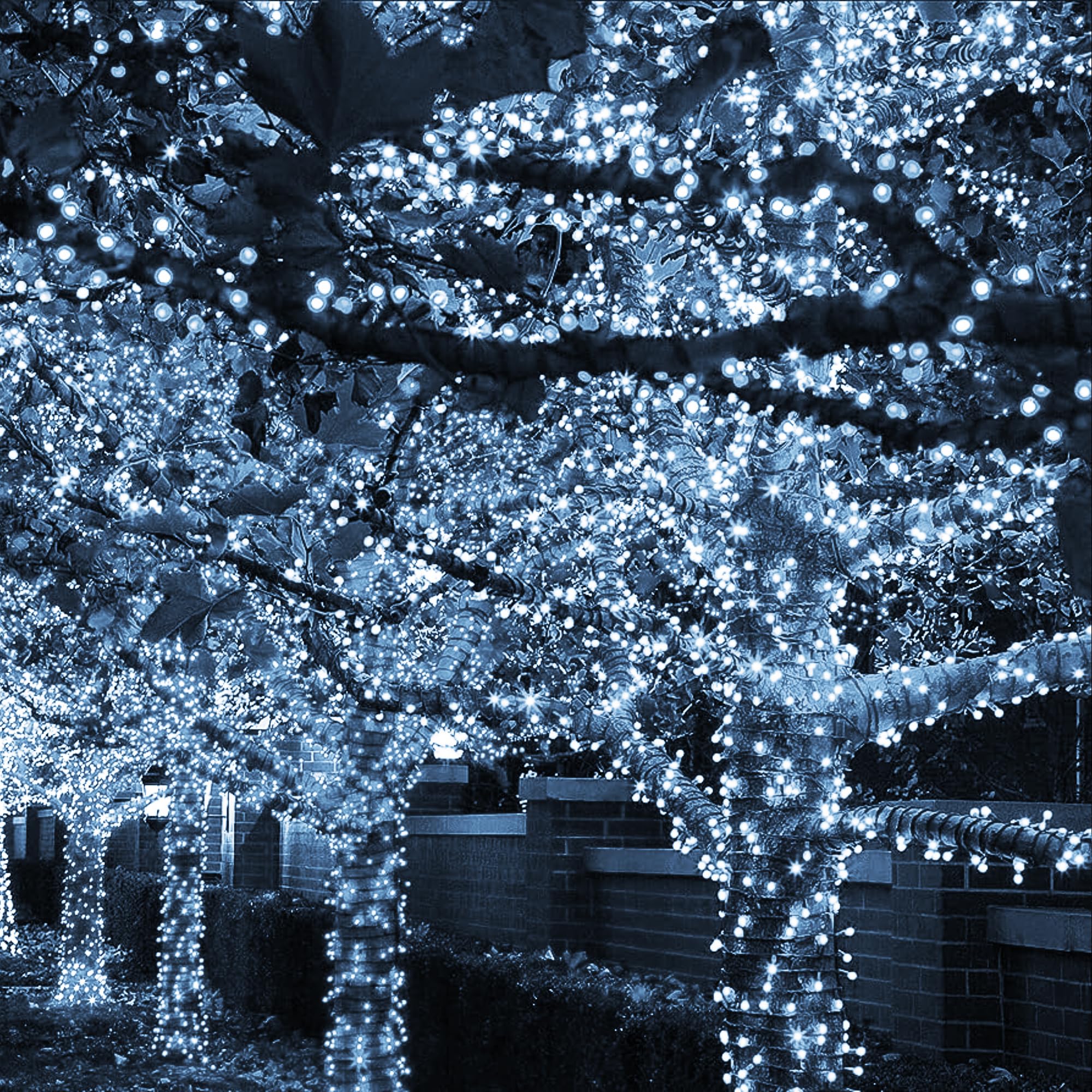 バタフライフェアリー　With Love at Christmas Einiiya 120 LED Pink Christmas Lights, 40ft Pink String